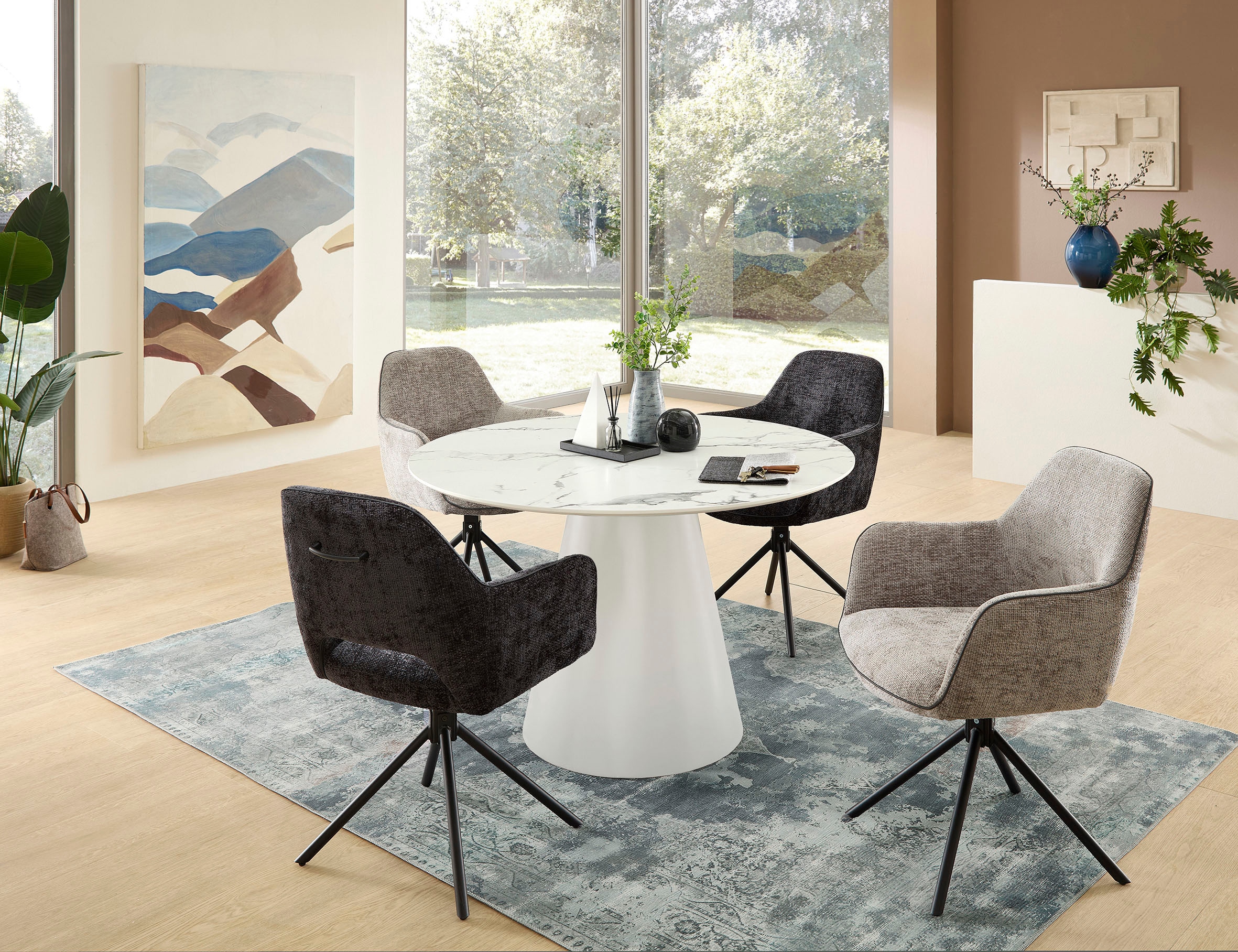 Stolkom Armlehnstuhl »Adriana« (Set) 2 Stk.180 grad drehbar mit Auto-Return