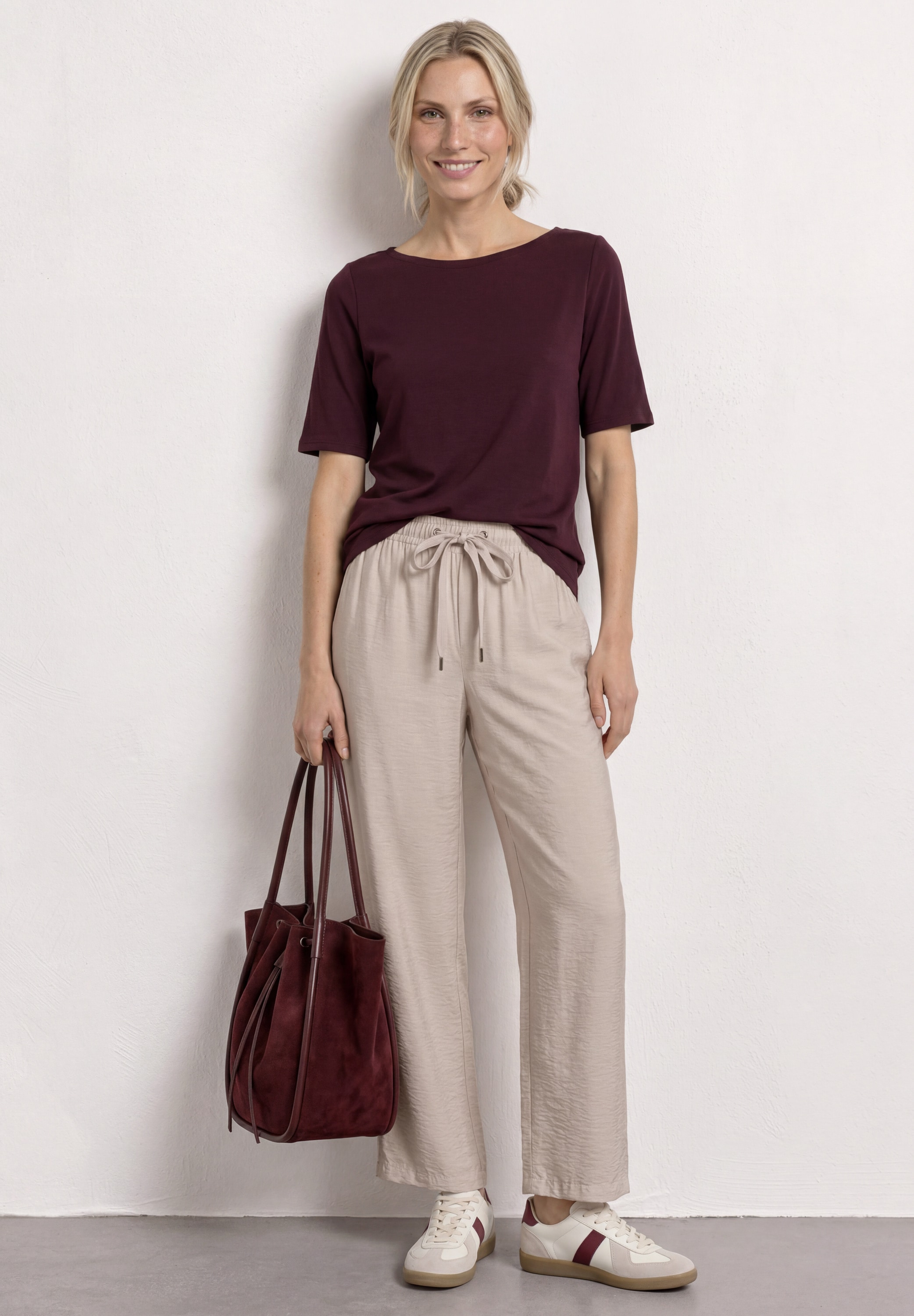 STREET ONE Pantalon en tissu »Style Emee«  Sommerhose vim Loose Fit