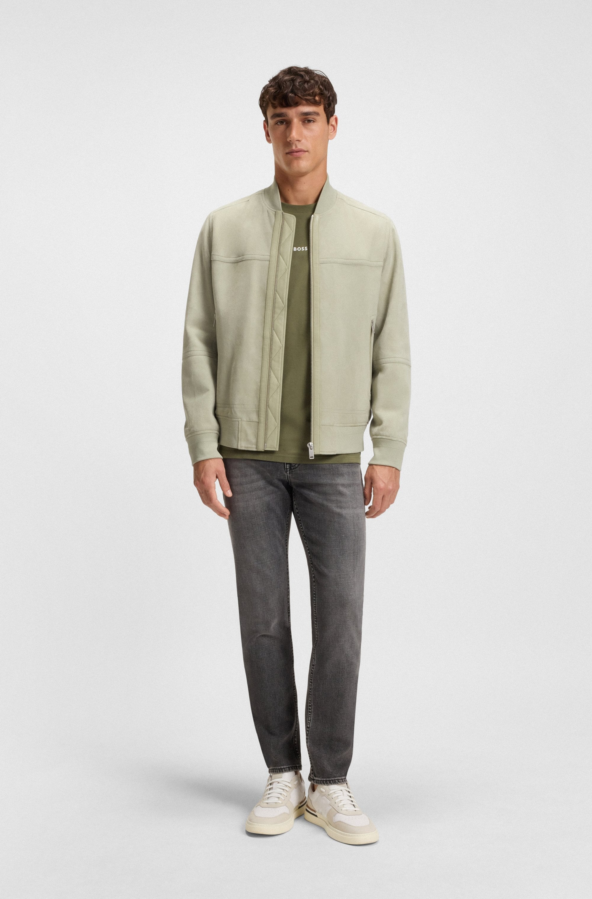 BOSS ORANGE Langarmshirt »TChark«, mit Rundhalsausschnitt