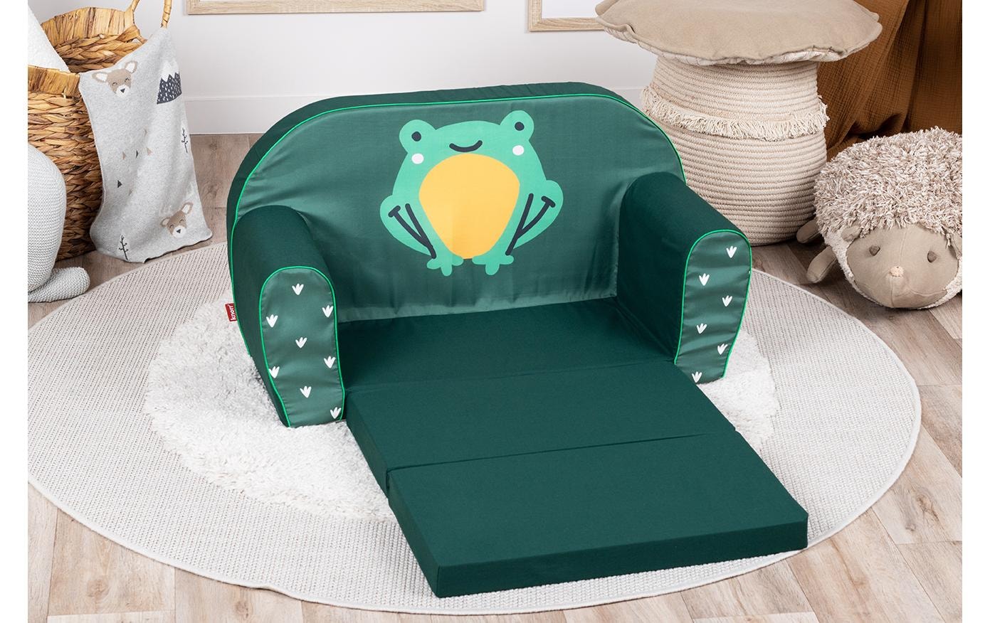 Knorrtoys® Kindersofa »Green frog«