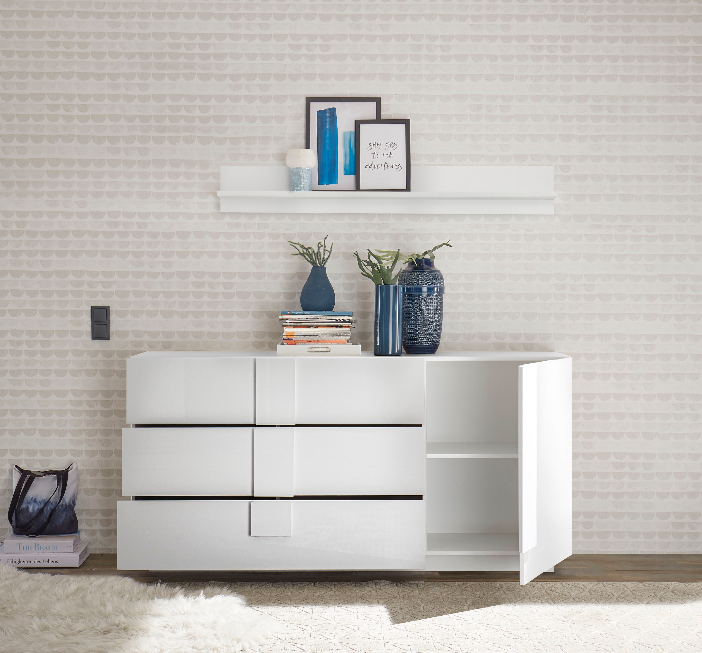 INOSIGN Sideboard »Jupiter«, Breite 181cm mit 3 Schubkästen
