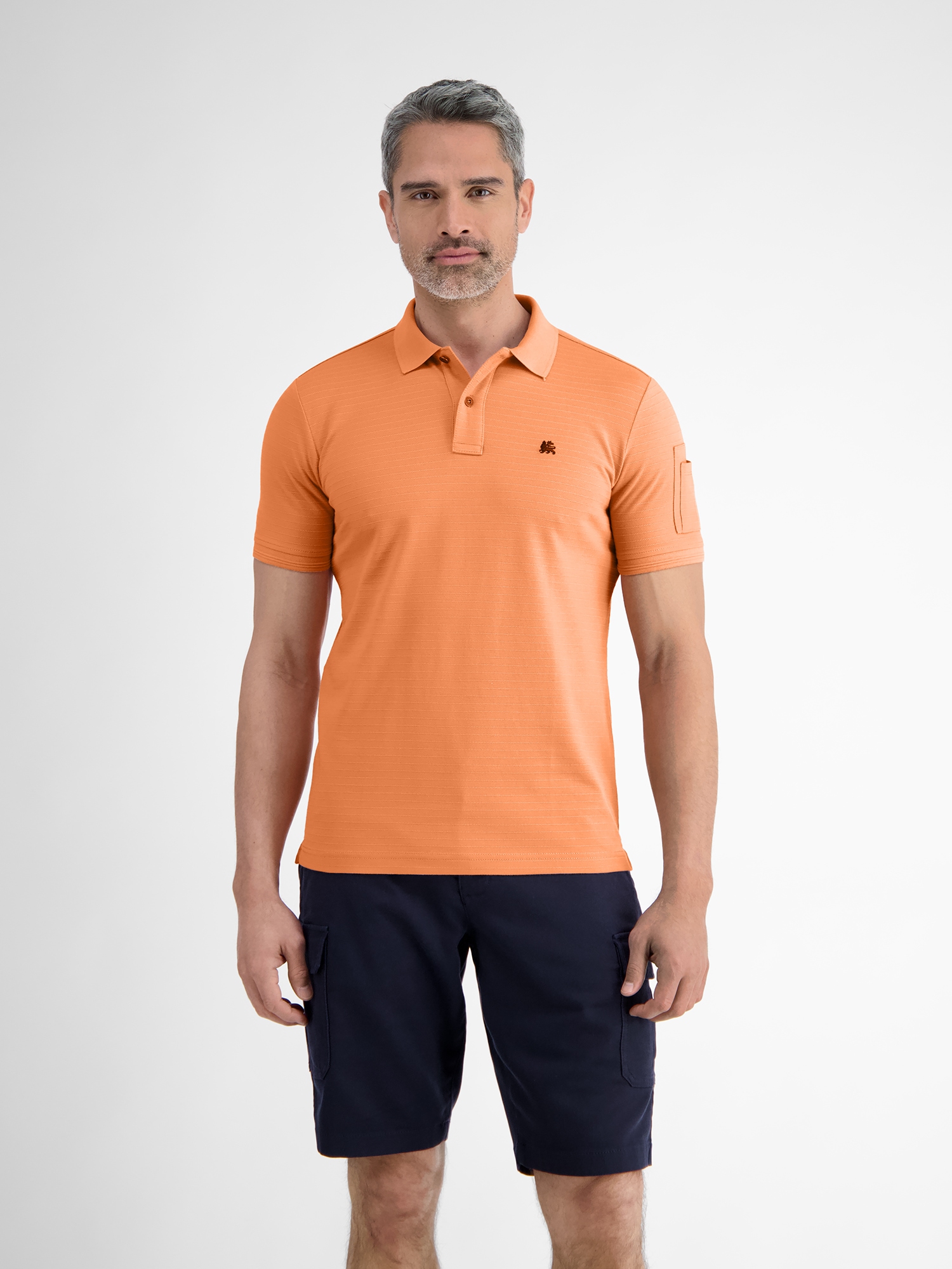 LERROS Polo »Herren Poloshirt, tonal gestreift«