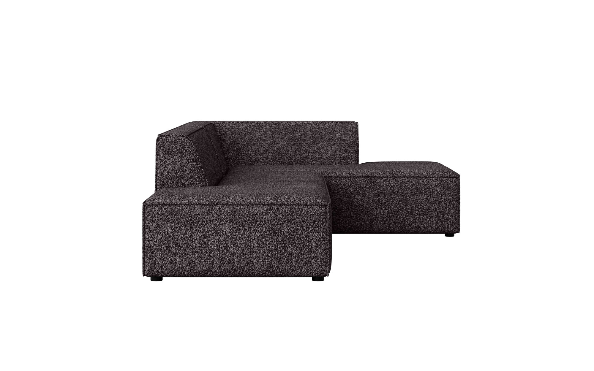 INOSIGN Ecksofa »Ecksofa Cavan mit Ottomane links oder rechts bestellbar«, L-Form mit Wellenunterfederung, Masse B/T/H: 270/180/72 cm