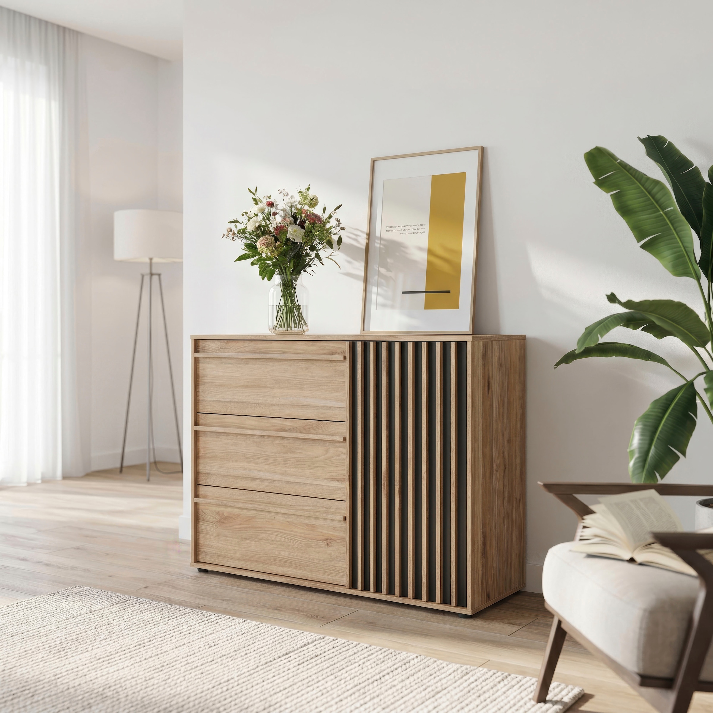 Image of FORTE Kommode "Forte Arank Sideboard 118, Stauraum,"