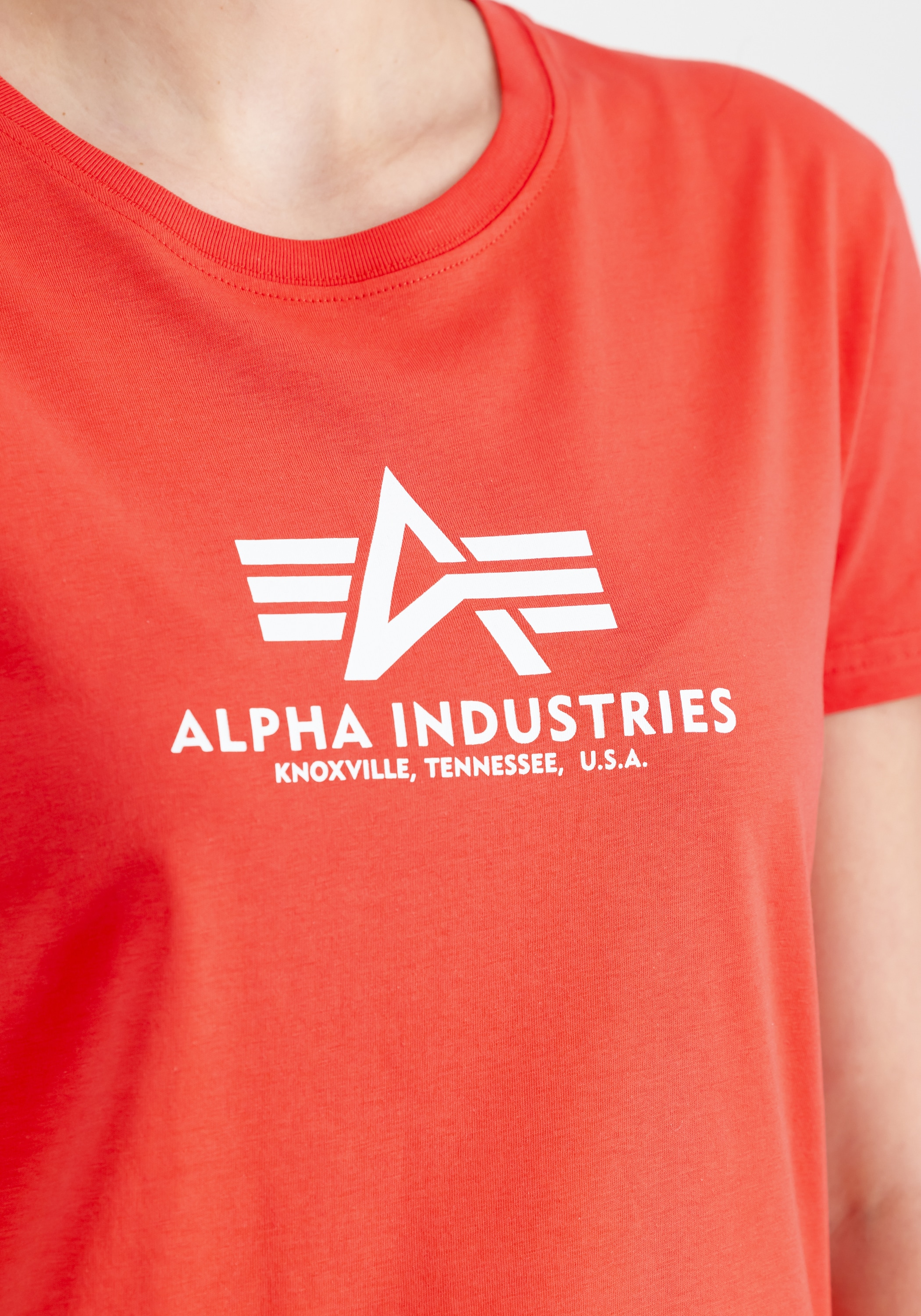 Alpha Industries T-Shirt »Alpha Industries Women - T-Shirts New Basic T-Shirt BL W«