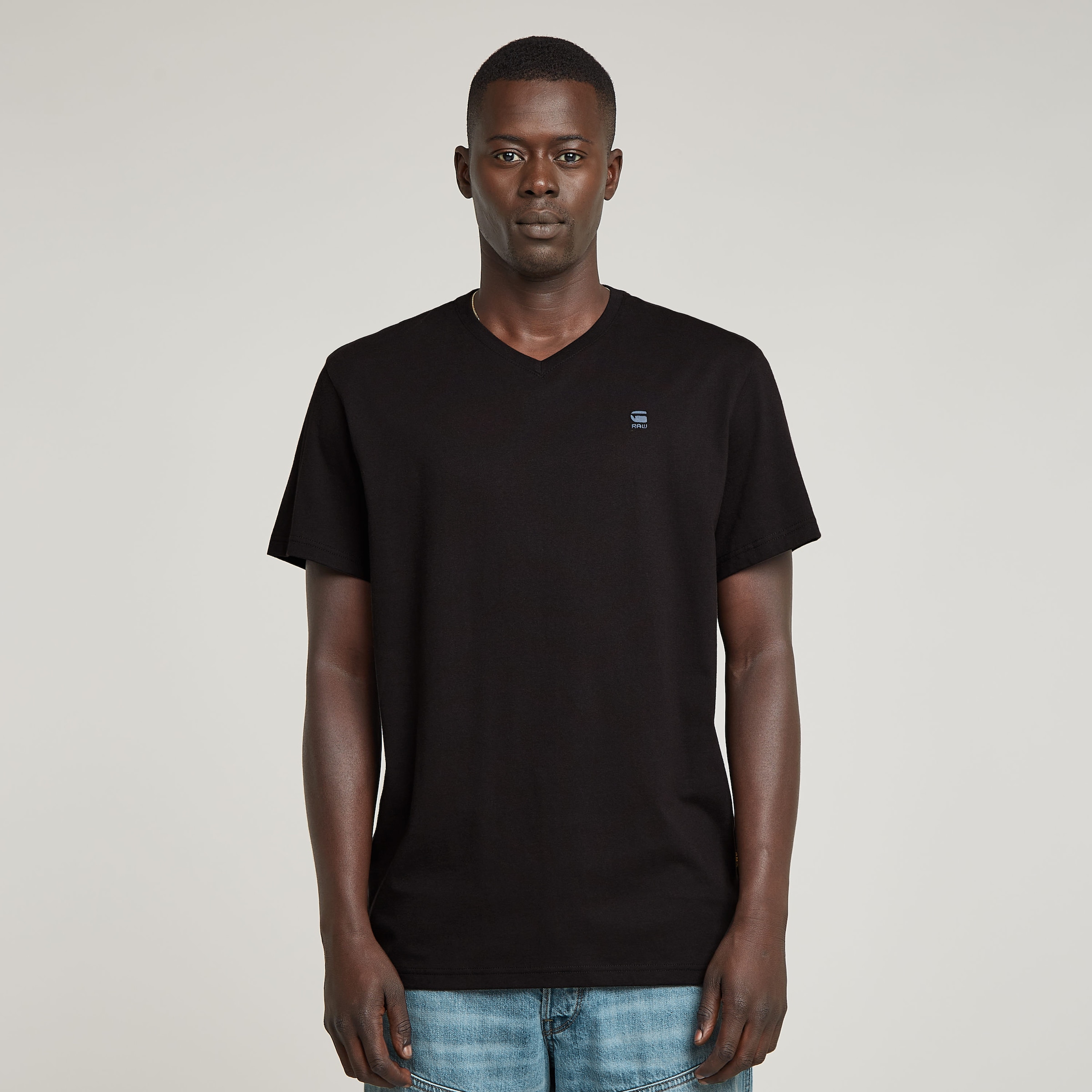 Image of G-STAR T-Shirt "Base" mit V-Ausschnitt