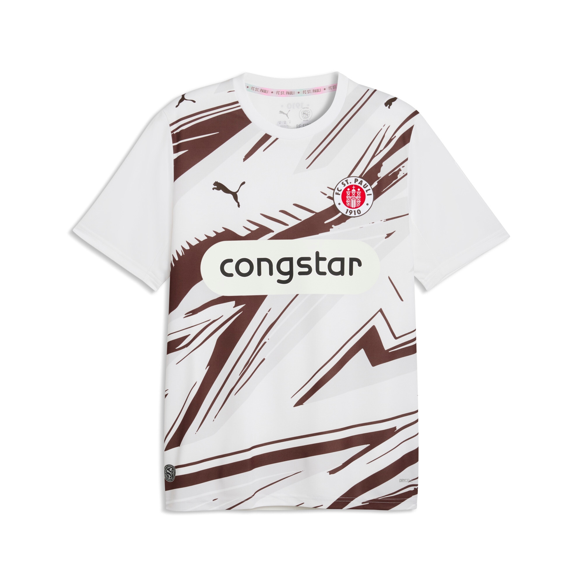 PUMA Fussballtrikot »FCSP AWAY JERSEY REPLICA« mit DryCELL-Technologie, atmungsaktiv, mit Rundhalsausschnitt