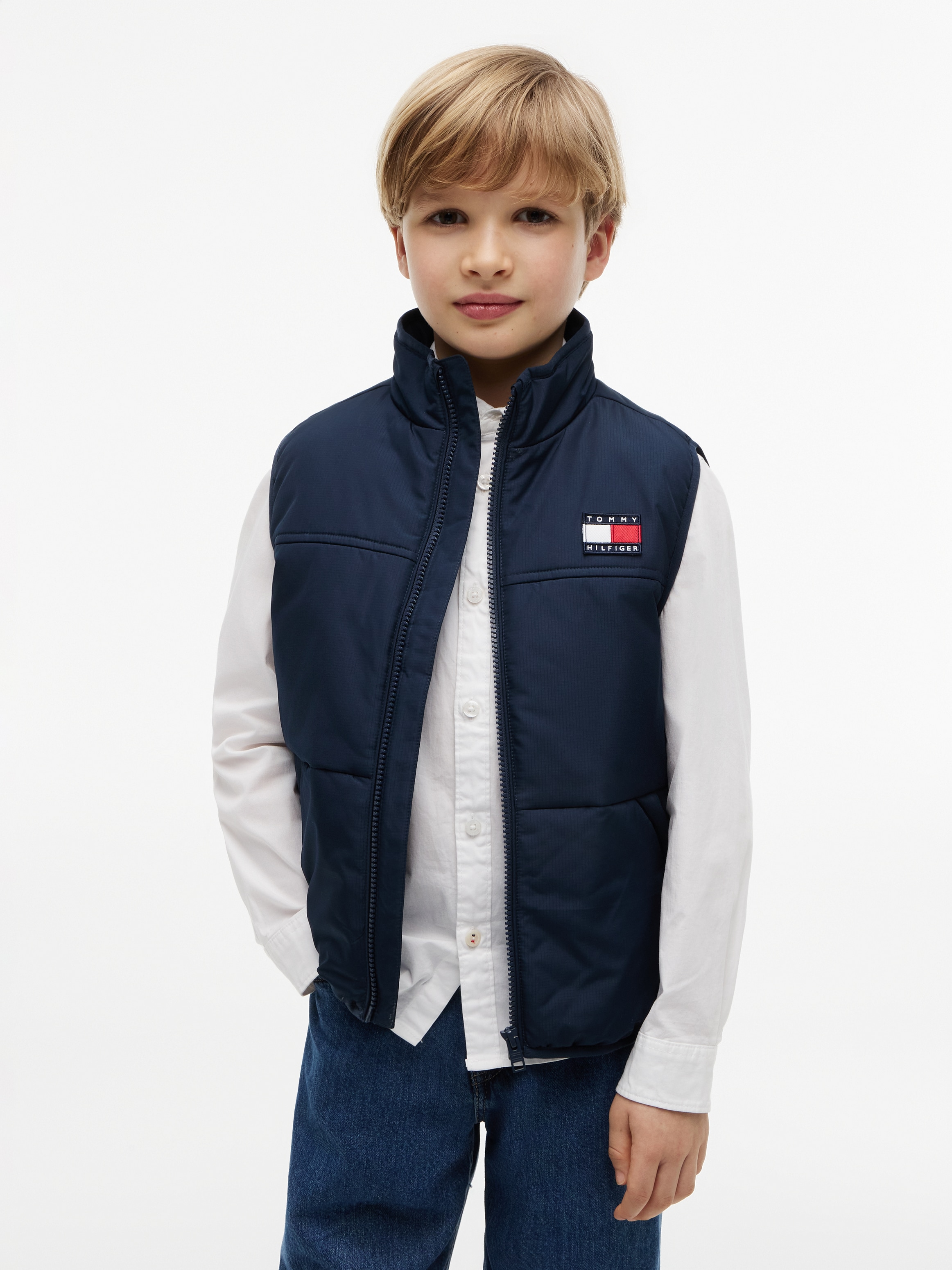 Image of Tommy Hilfiger Steppweste Kinder bis 16 Jahre, Druck
