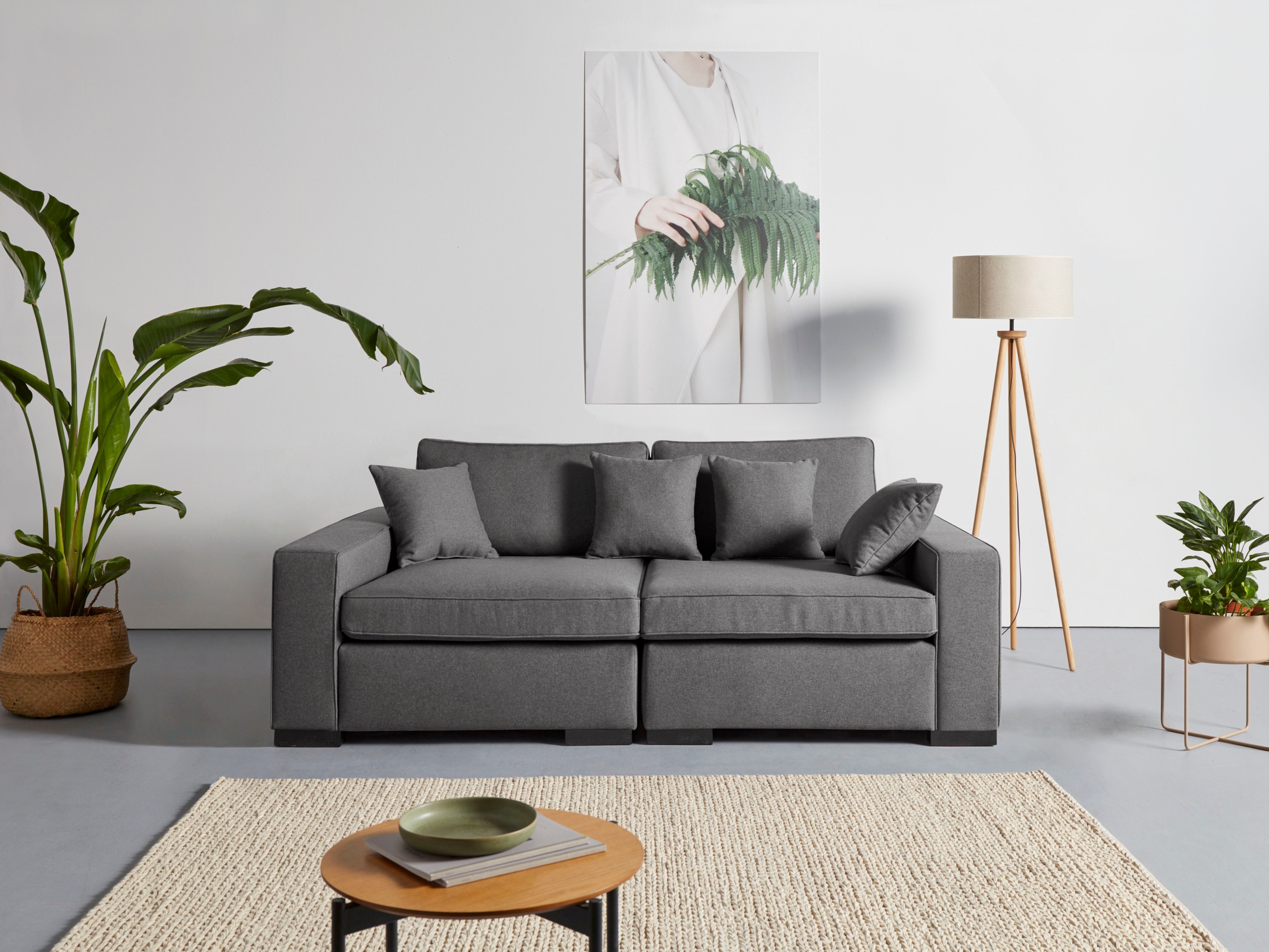Guido Maria Kretschmer Home&Living 2-Sitzer »Skara«, Lounge-Sofa mit Federkernpolsterung, in vielen Bezugsvarianten