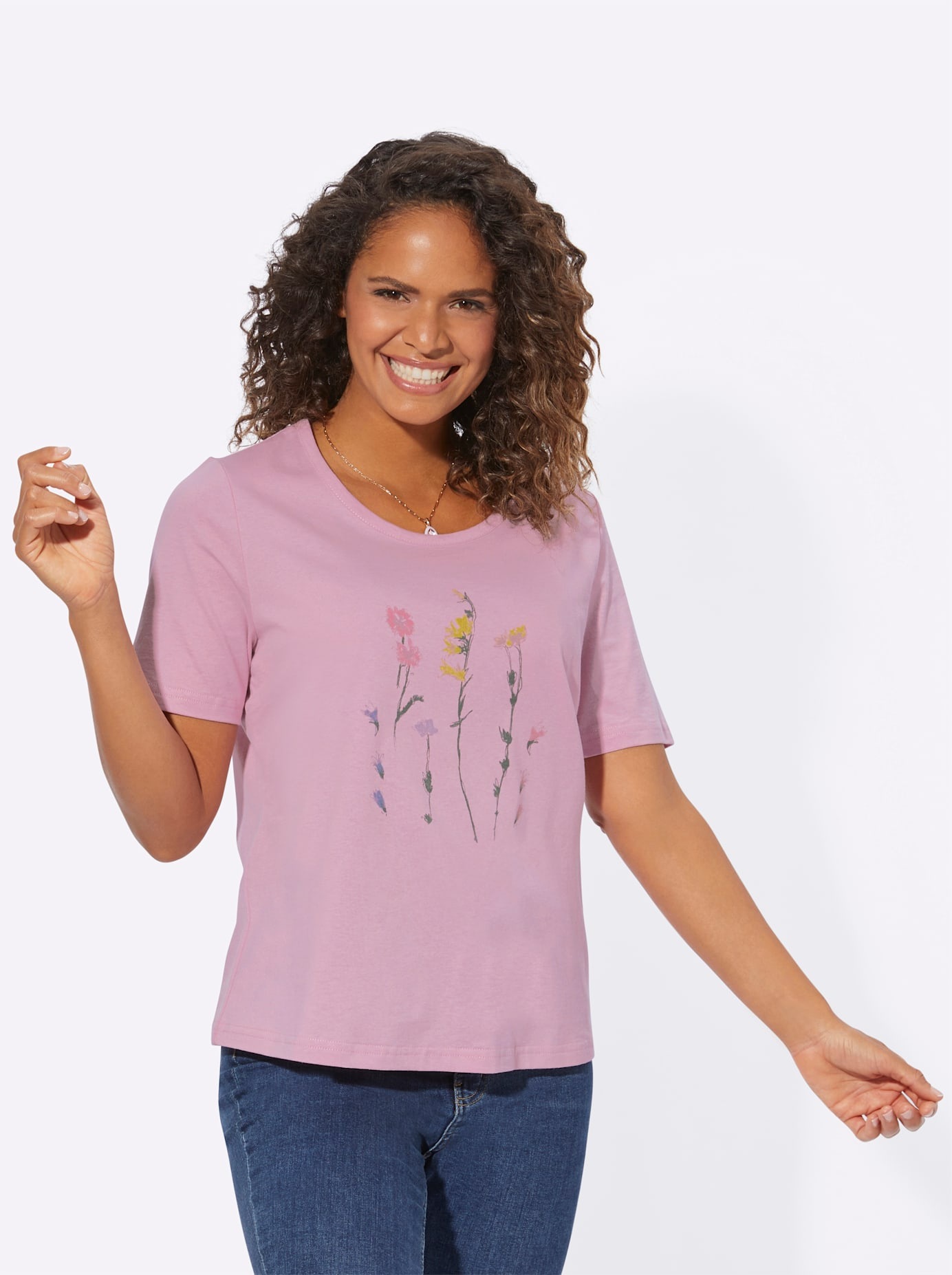 Classic Basics Shirt à col rond »Shirt« 1 cuis