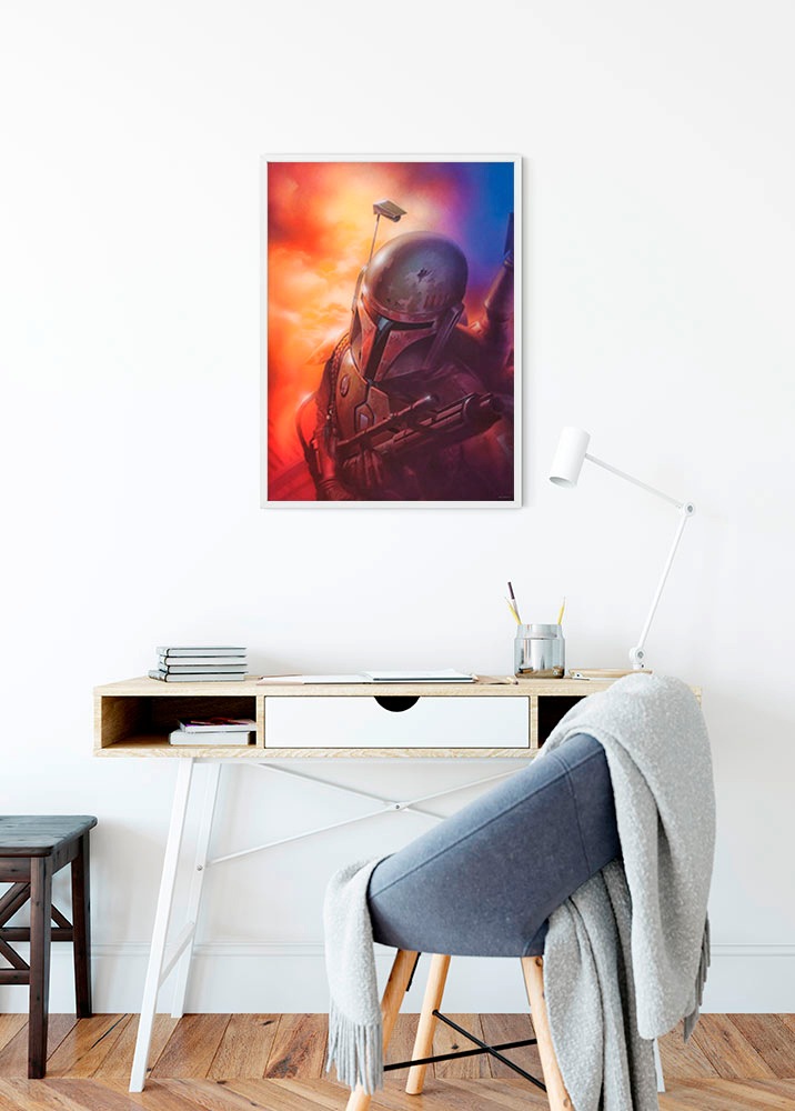 Komar Bild »Star Wars Classic Mandalorian«, Star Wars, (1 St.), Wandbild zur Dekoration im Kinderzimmer - ohne Rahmen