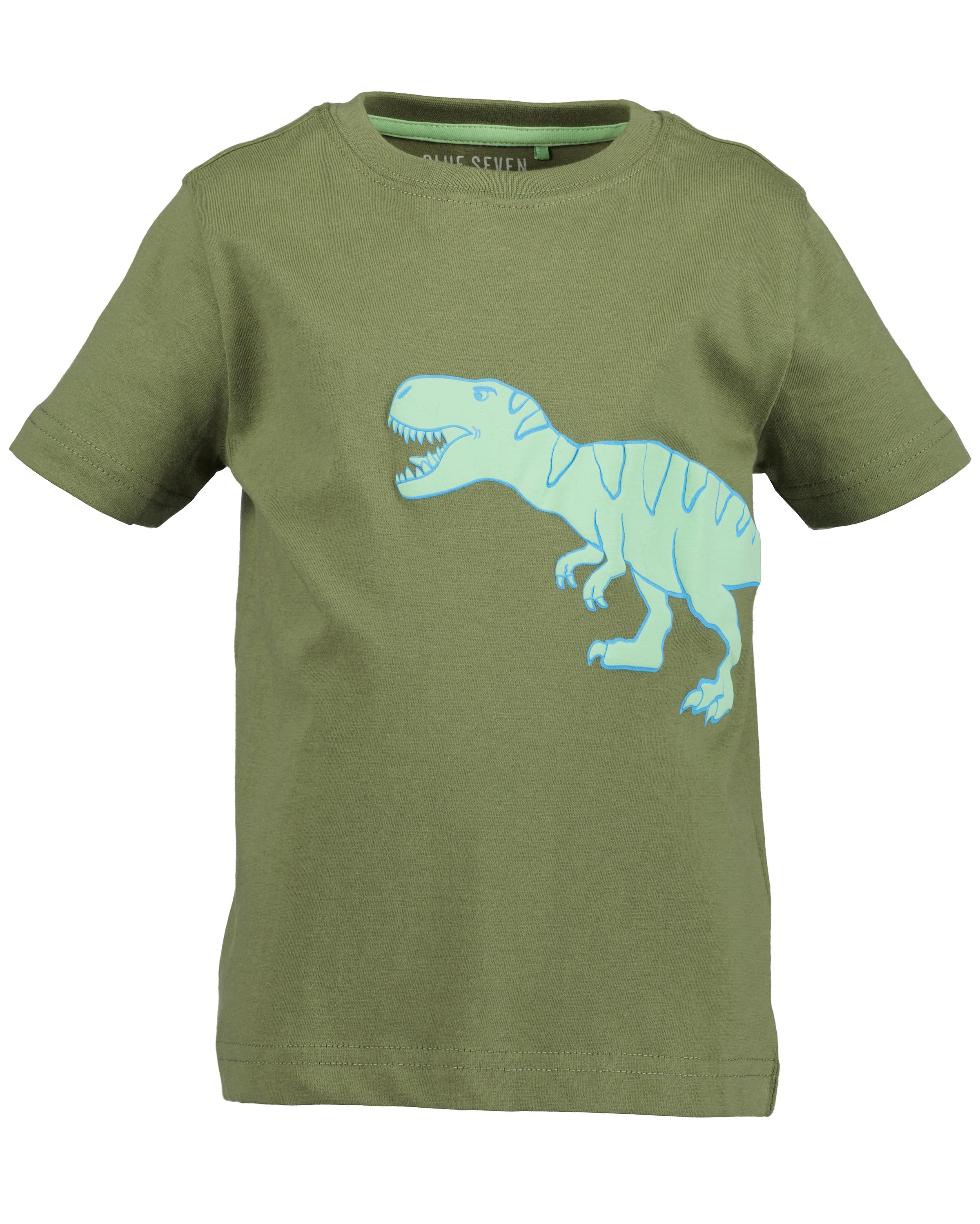 Blue Seven Kurzarmshirt, (Packung, 2 tlg.), mit hochwertigen Dino-Motiven
