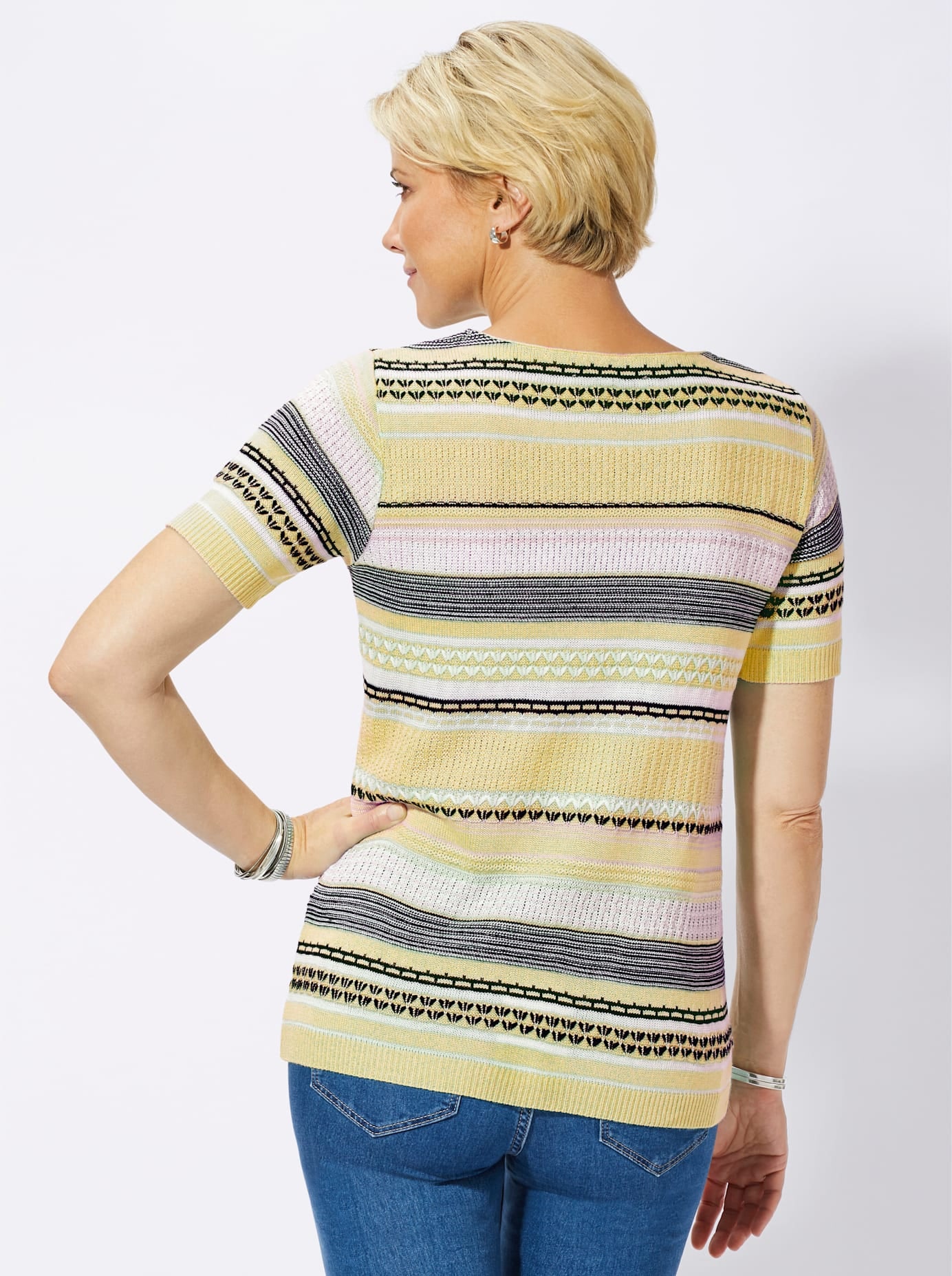 Casual Looks Kurzarmpullover »Pullover«