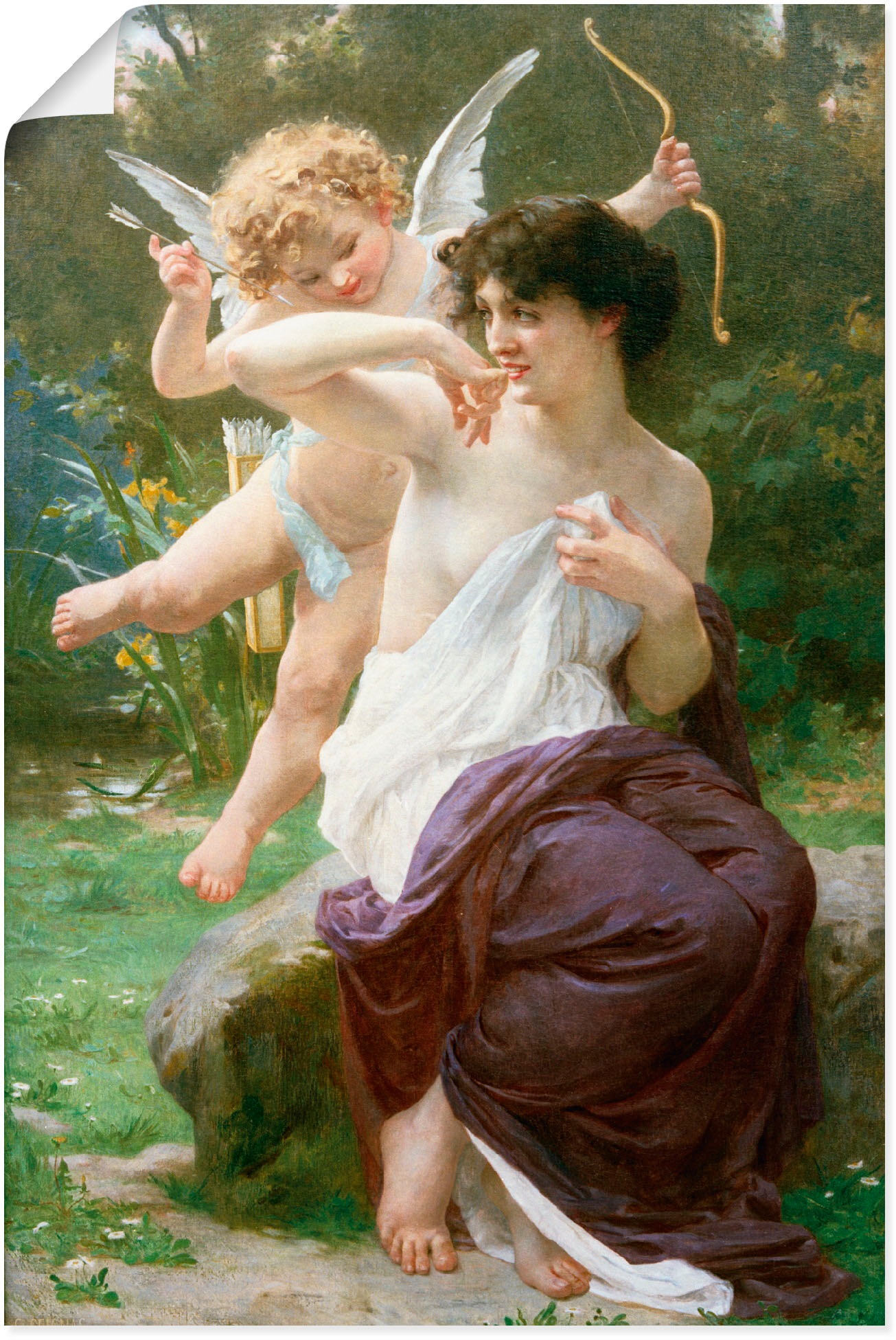 Image of Artland Wandbild »Venus mit Amorette«, Gottes Bilder, (1 St.), in vielen Grössen & Produktarten - Alubild / Outdoorbild für den Aussenbereich, Leinwandbild, Poster, Wandaufkleber / Wandtattoo auch für Badezimmer geeignet bei Ackermann Versand Schweiz