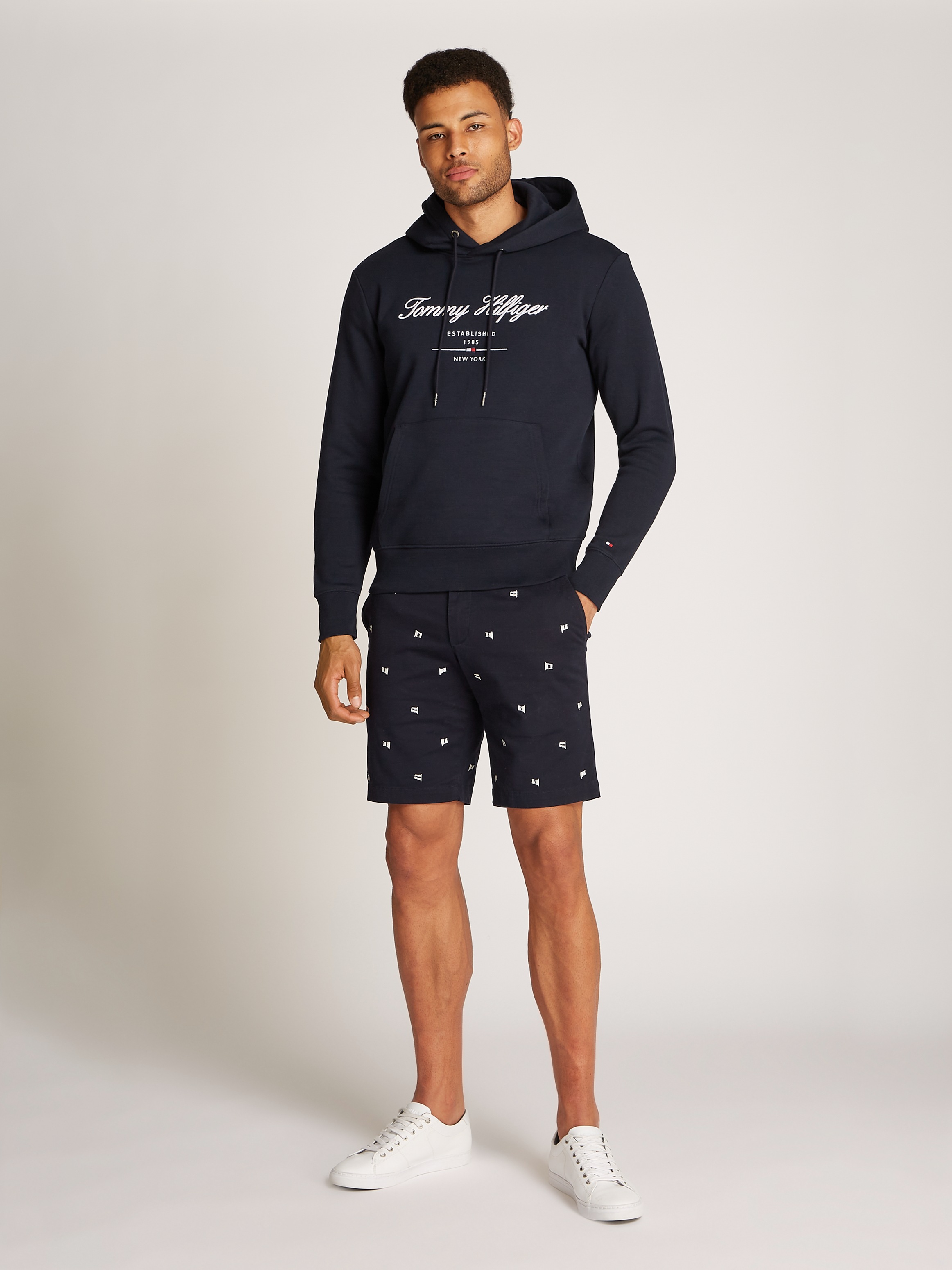 Tommy Hilfiger Hoodie »SCRIPT LOGO HOODY«, mit aufgesticktem Logo