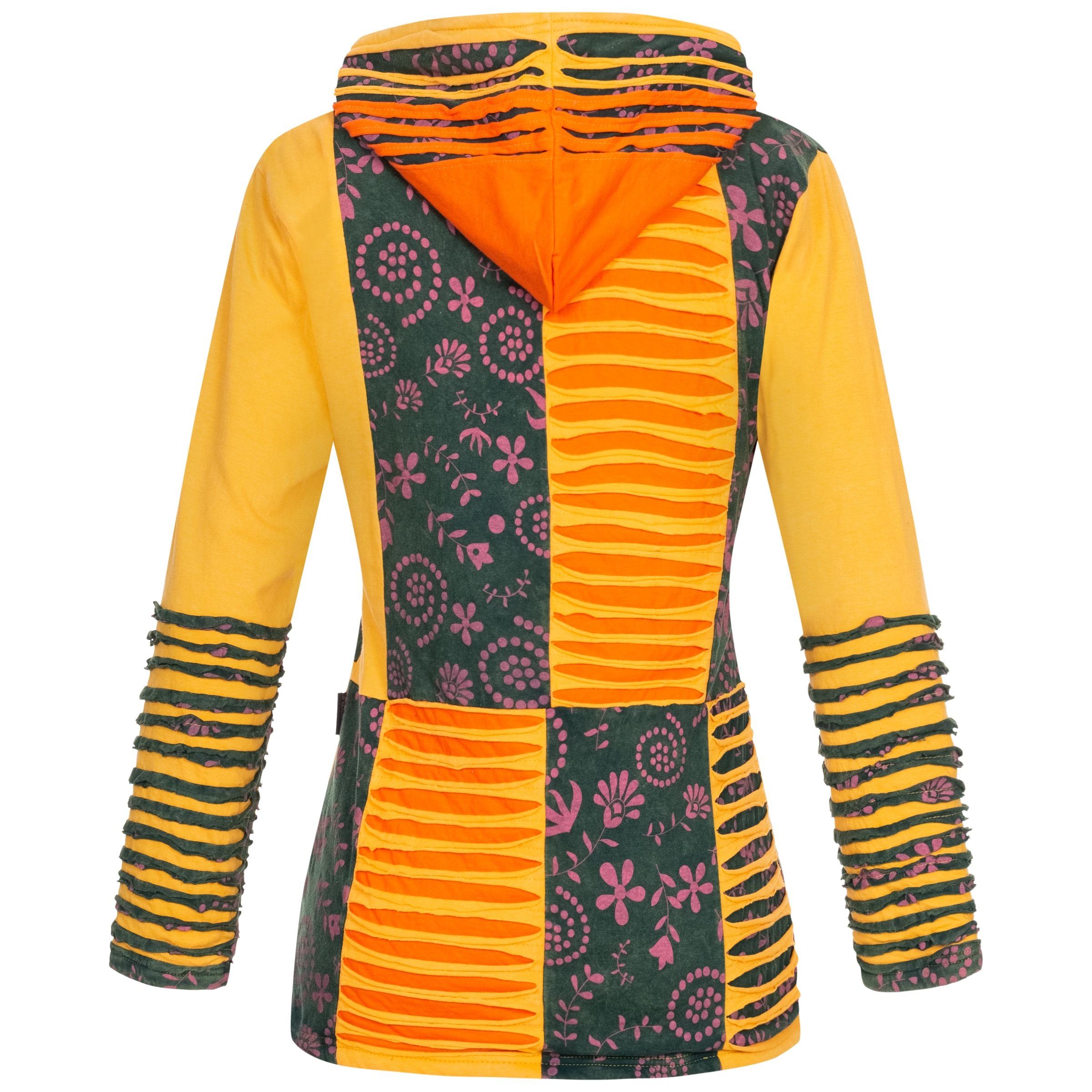 DEPROC Active Fleecejacke »Patchwork Multicolor NUNAVUT II NEW FLOWER POWER«
