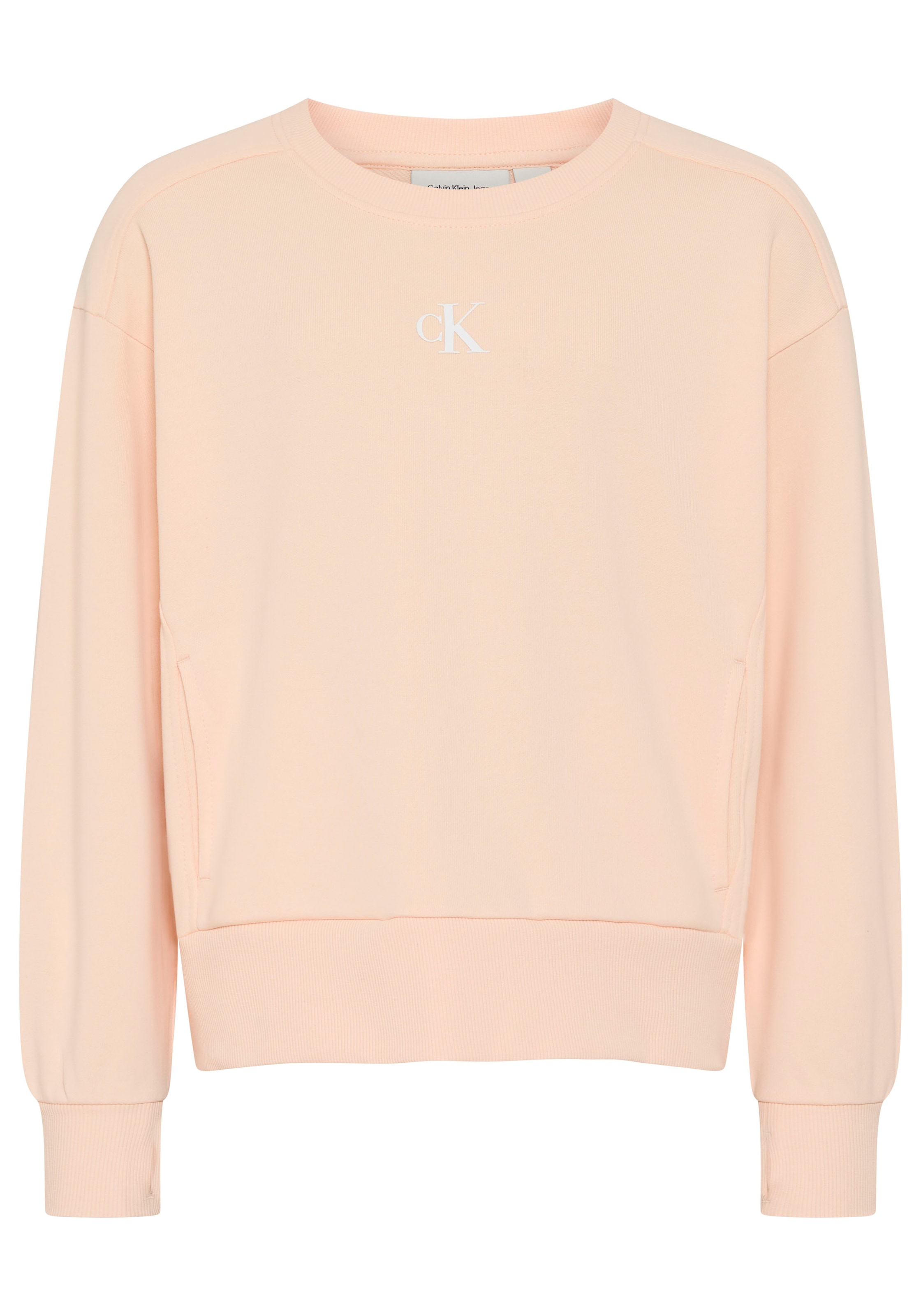 Calvin Klein Jeans Sweatshirt »CK LOGO FASHION SWEATSHIRT«, Regular fit, Logoschriftzug
