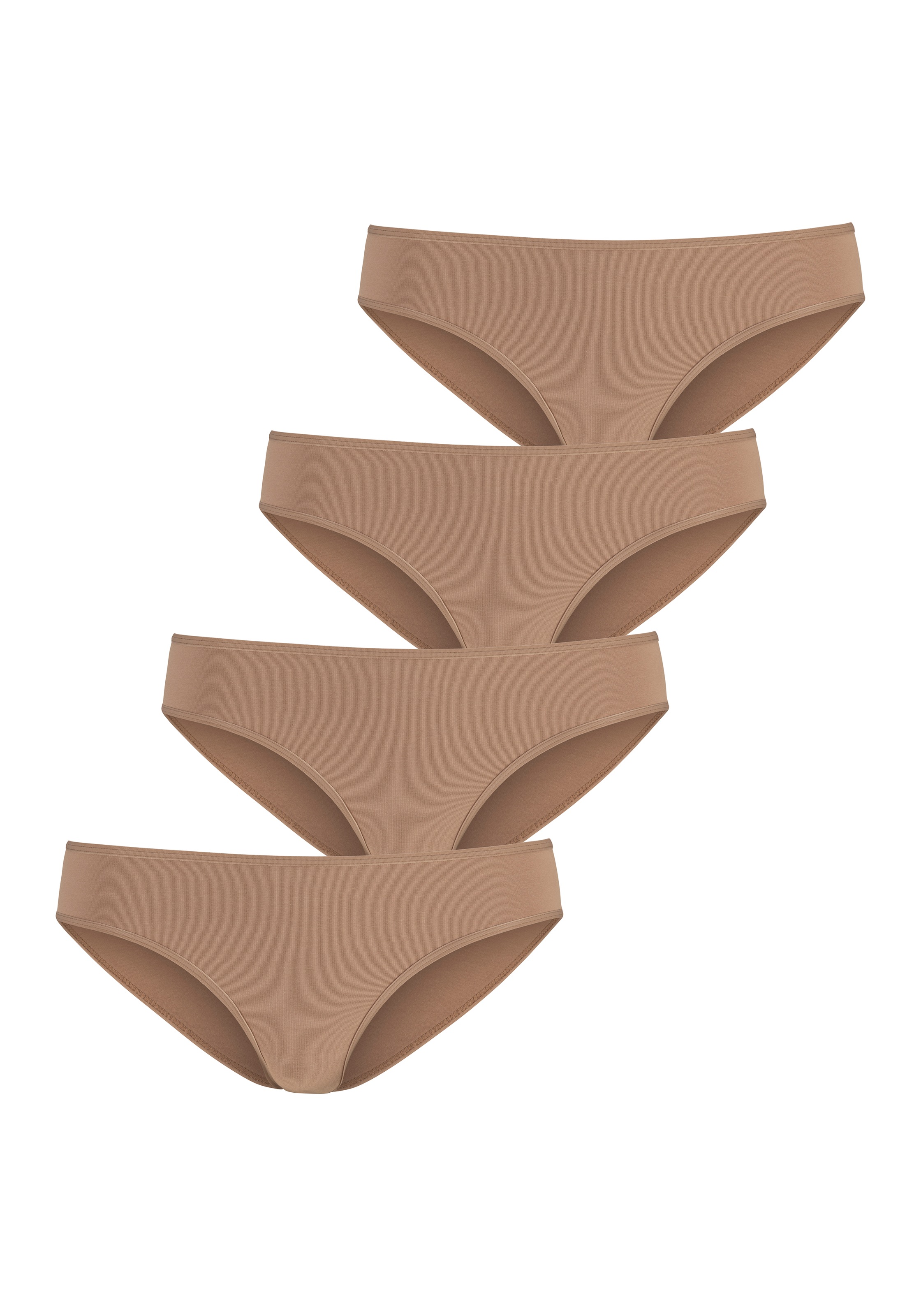 Image of LASCANA Jazz-Pants Slips, (Packung, 4 St., 4er-Pack), in schönen Hauttönen bei Ackermann Versand Schweiz