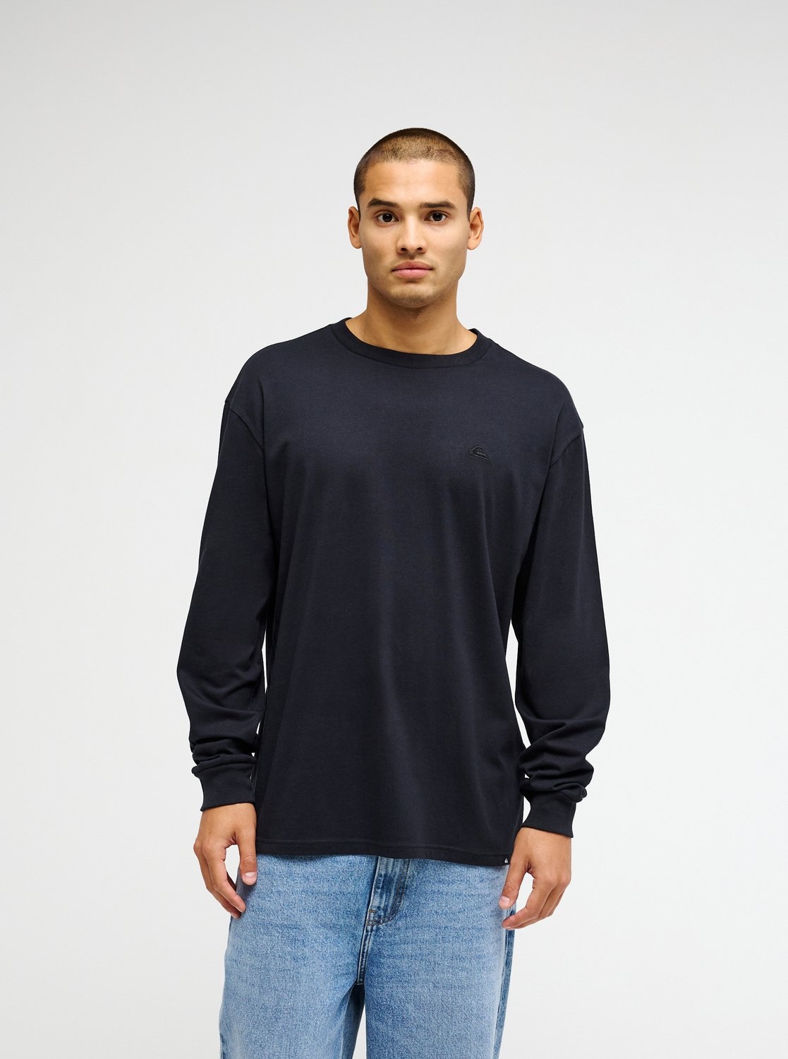 Image of Quiksilver Langarmshirt "SALT WATER LS" für Erwachsene, sportlicher Stil, aus Baumwolle, auch in grossen Grössen