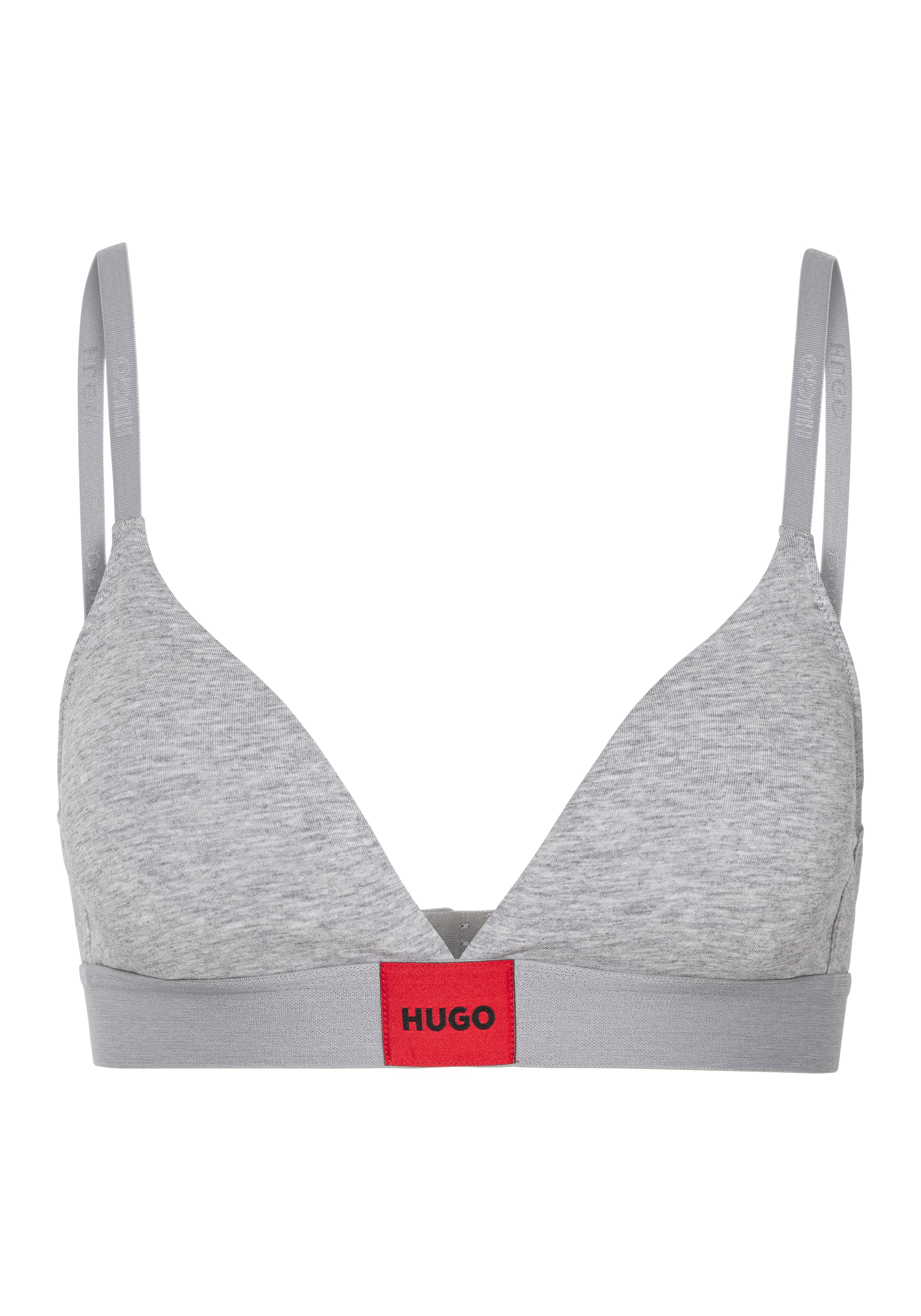 Image of HUGO Underwear Triangel-BH "TRIANGLE RED LABEL" mit HUGO Logo auf dem Bund