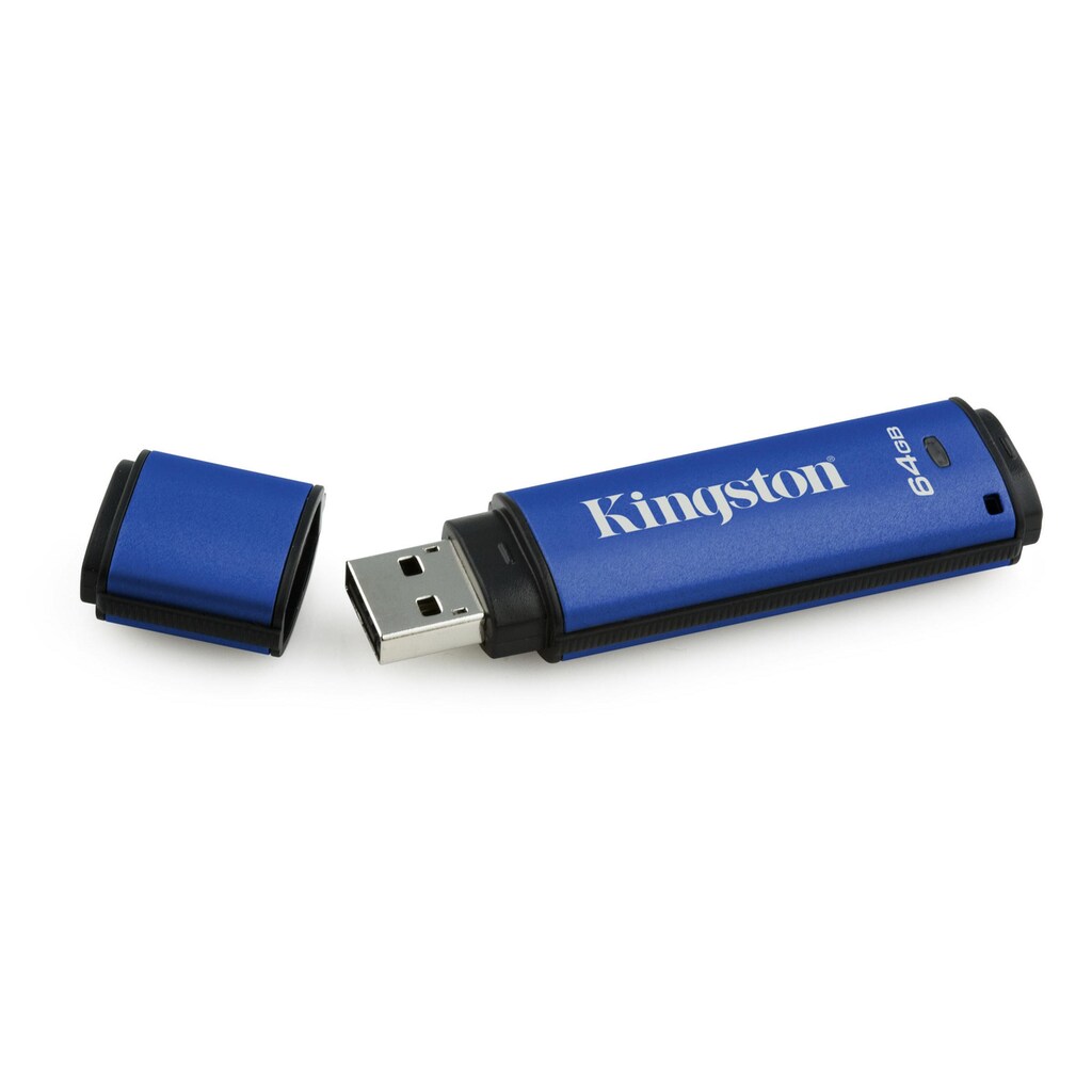Kingston USB-Stick »DataTraveler Vault Privacy USB 3,0 64 GB«, (Lesegeschwindigkeit 250 MB/s)