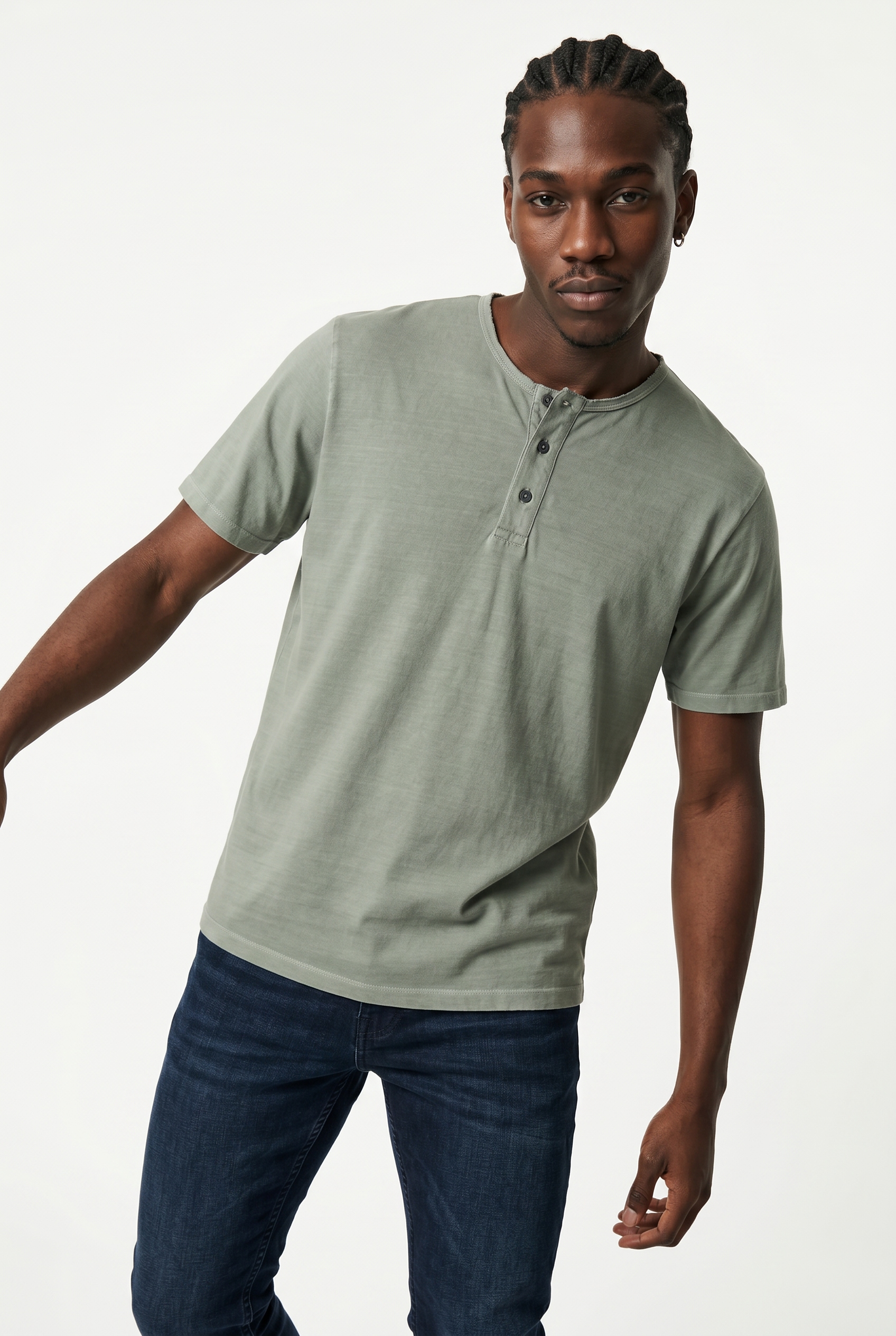 Jack & Jones T-shirt »JPRBLUAMAN SS HENLEY TEE SMU«