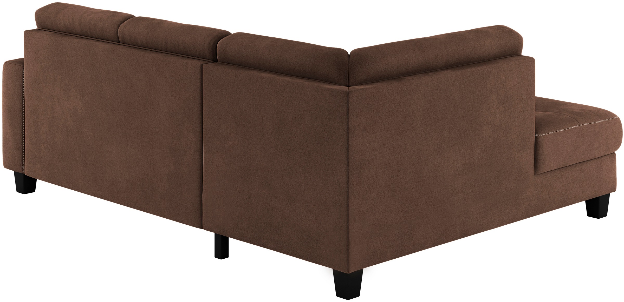 Places of Style Ecksofa »Varese«, Kreuznaht in beige