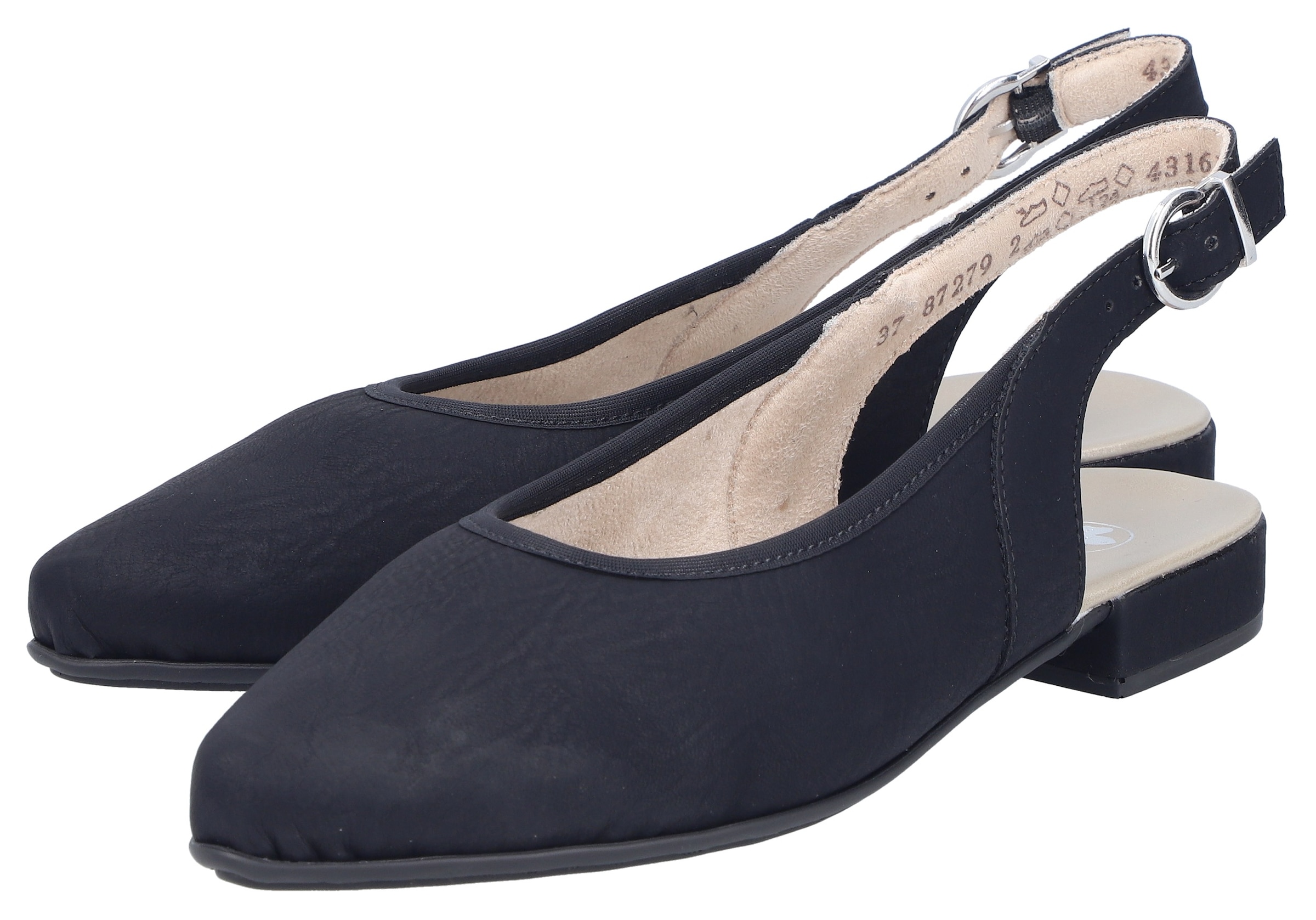 Image of Rieker Slingpumps Sommerschuh, Sabot mit elastischem Textileinfass