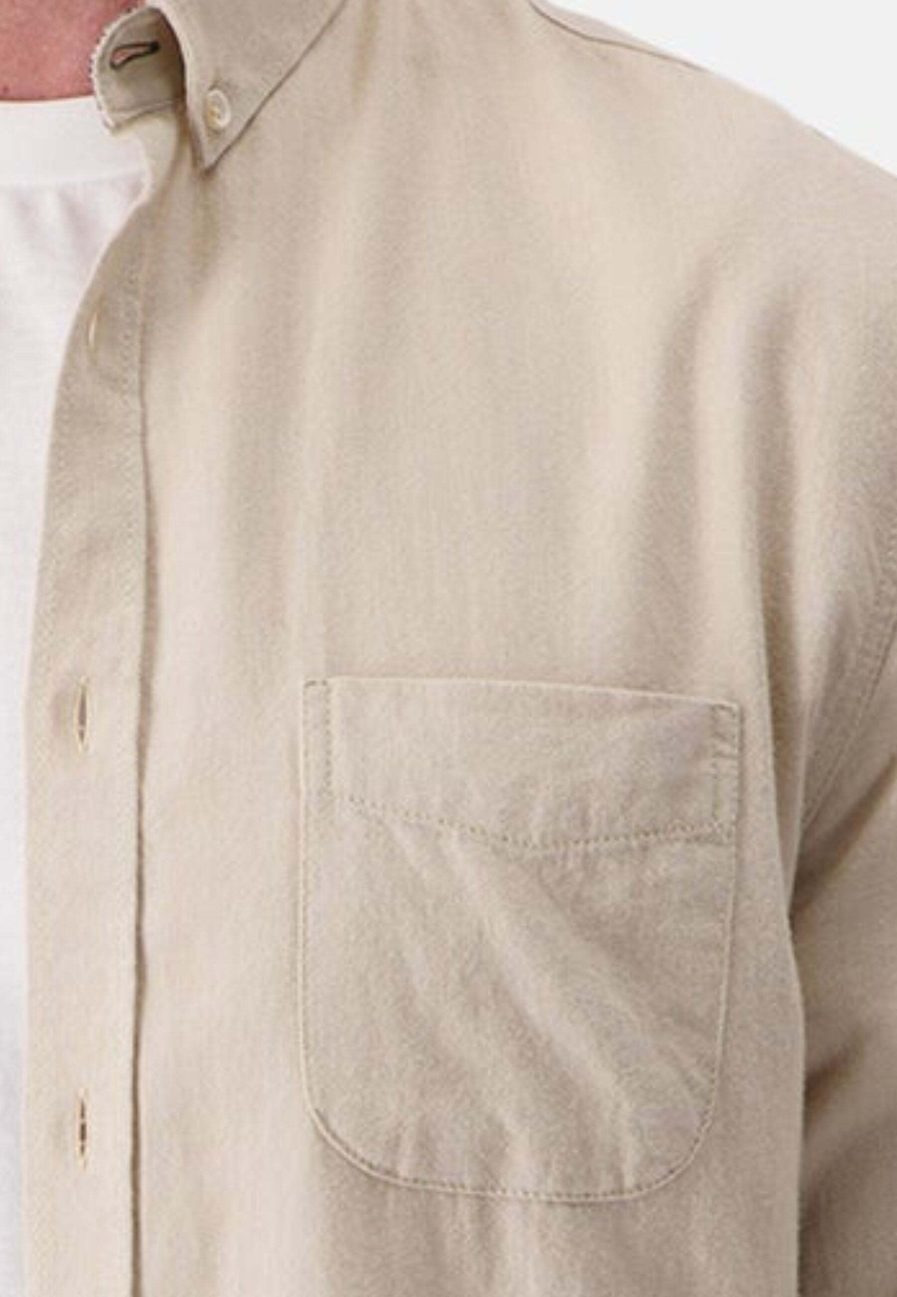 colours & sons Langarmhemd »colours & sons Langarmhemd Shirt Brushed Twill«