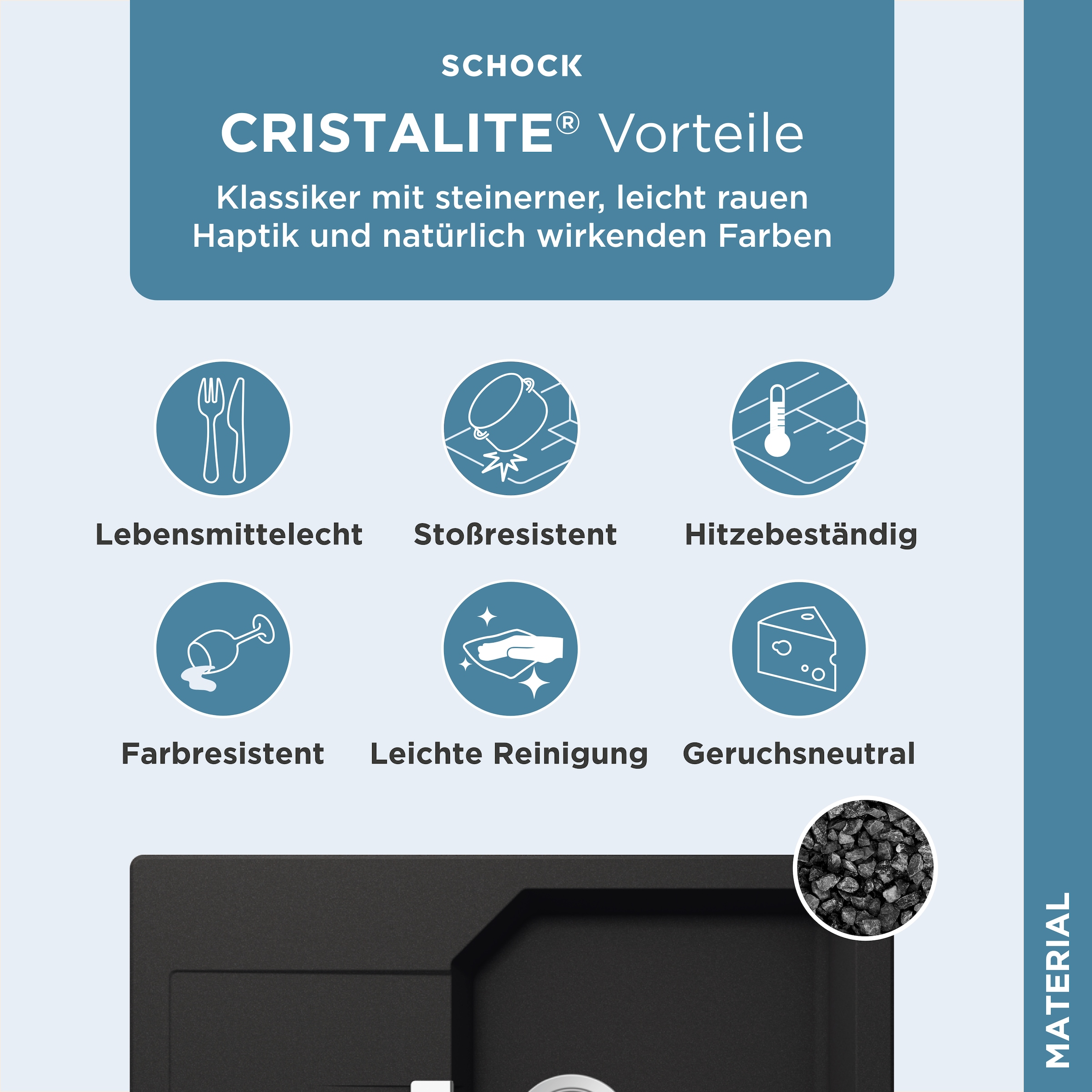 Schock Évier en granit »Lucca«