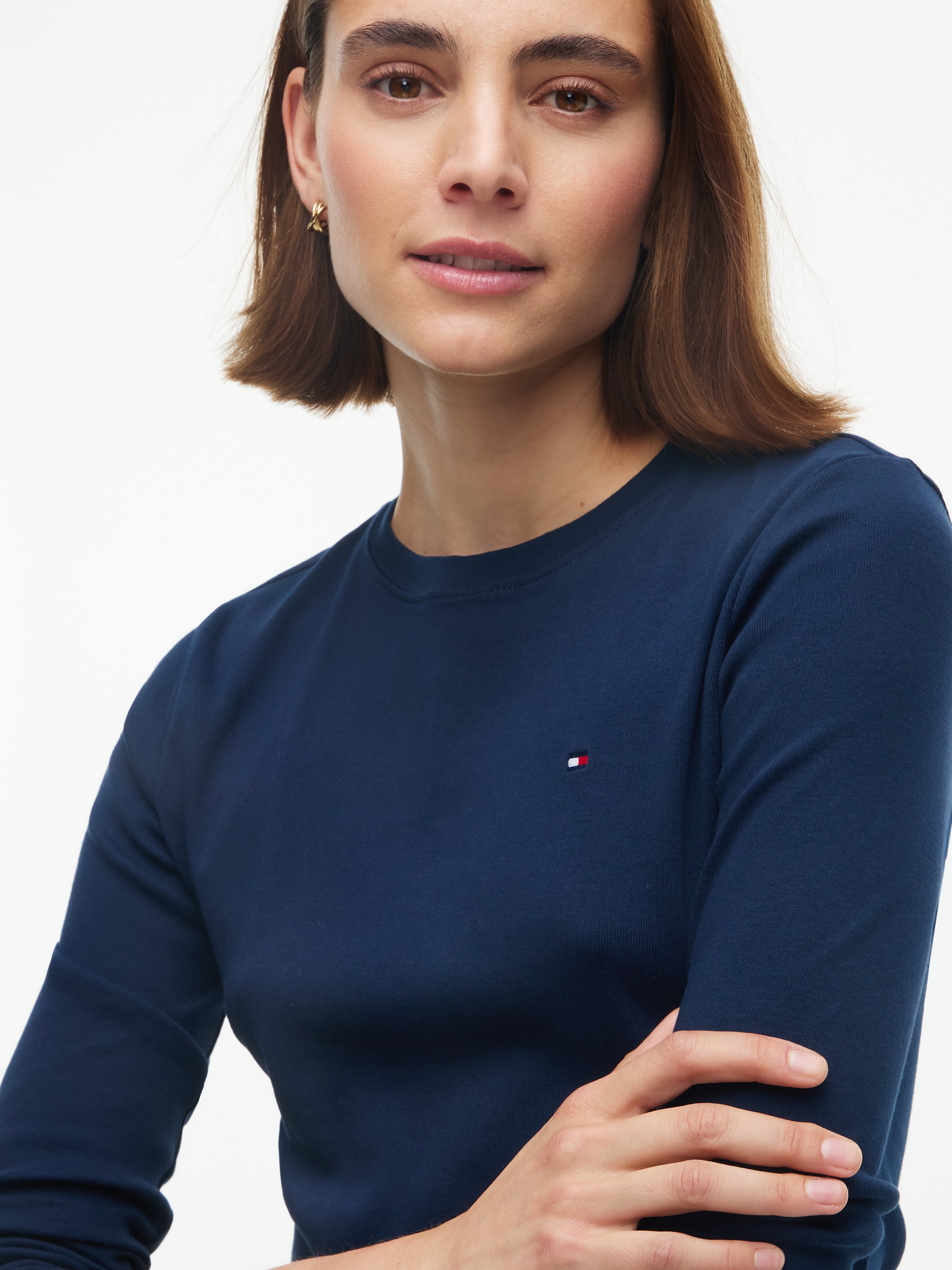 Tommy Hilfiger T-shirt à manches longues »CODY SLIM C-NK L/S T-SHIRT« Coton, coupe slim