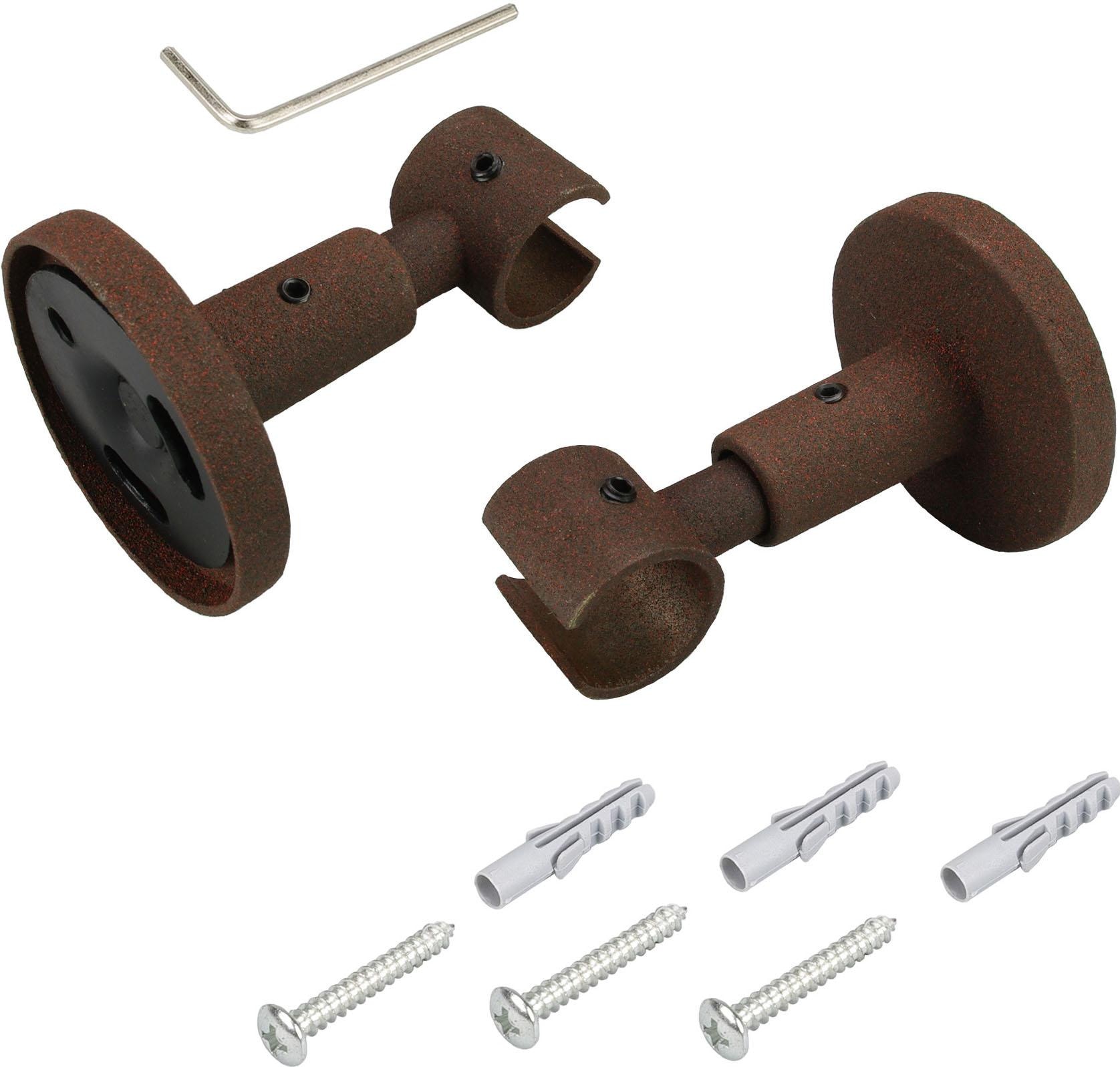 Liedeco Supports de plafond pour tringles à rideaux pour tringles à rideaux Ø 16 mm