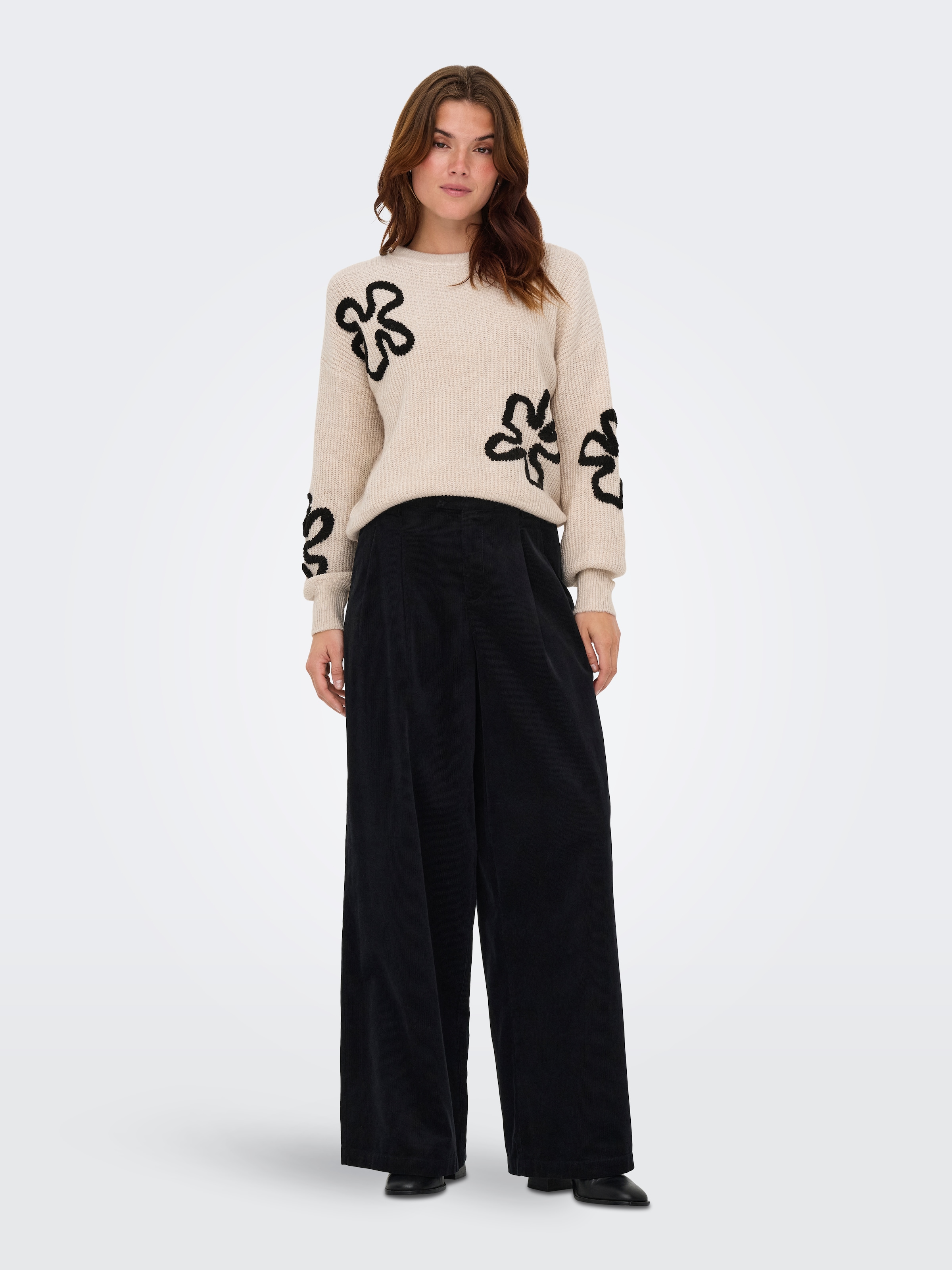 ONLY Pull en tricot »ONLDAISY LS STITCH O-NECK KNT«