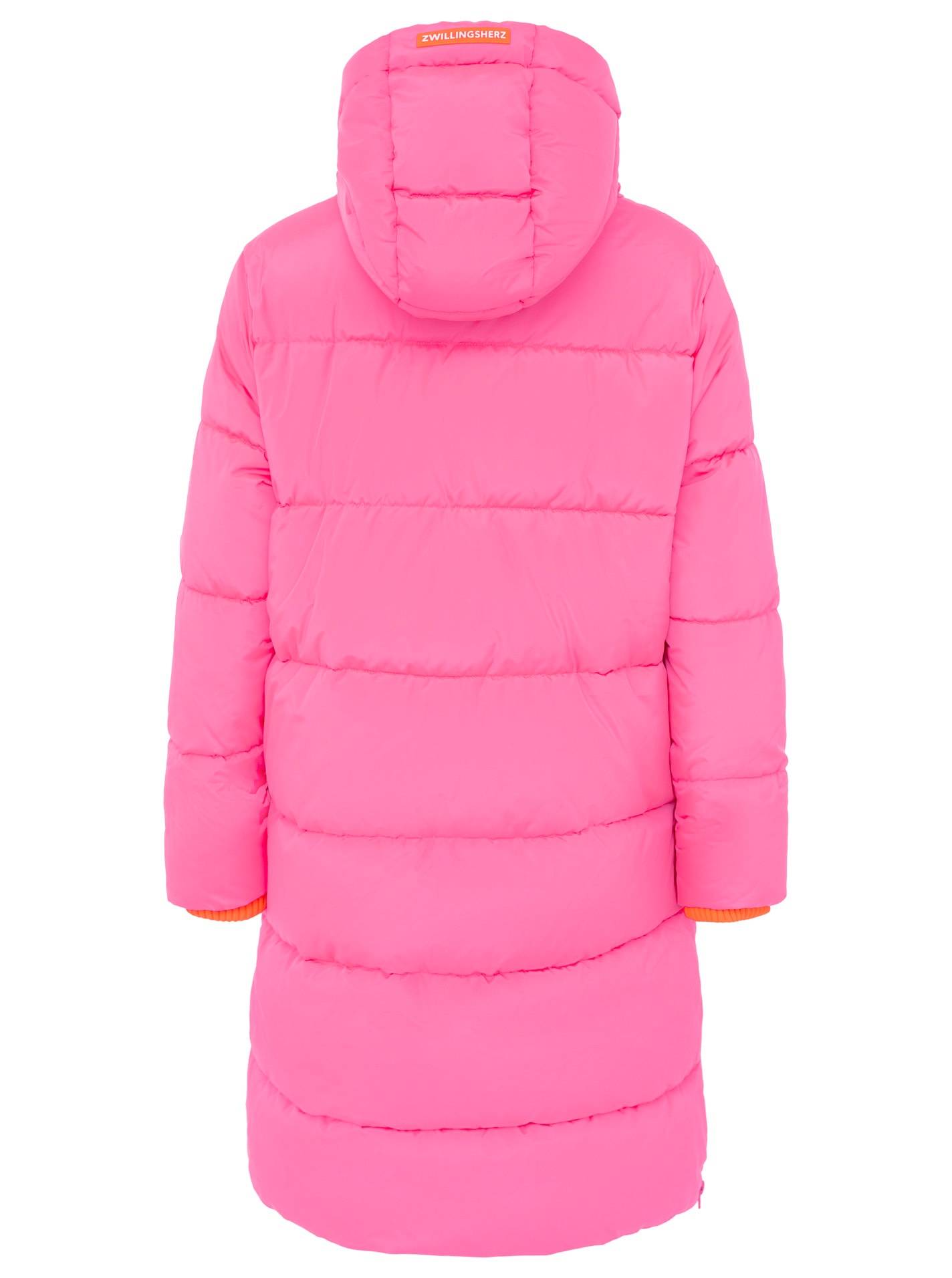 Zwillingsherz Steppmantel »„Cozy“« Kapuze, farbliche Details, Reissverschluss, elastische Bündchen