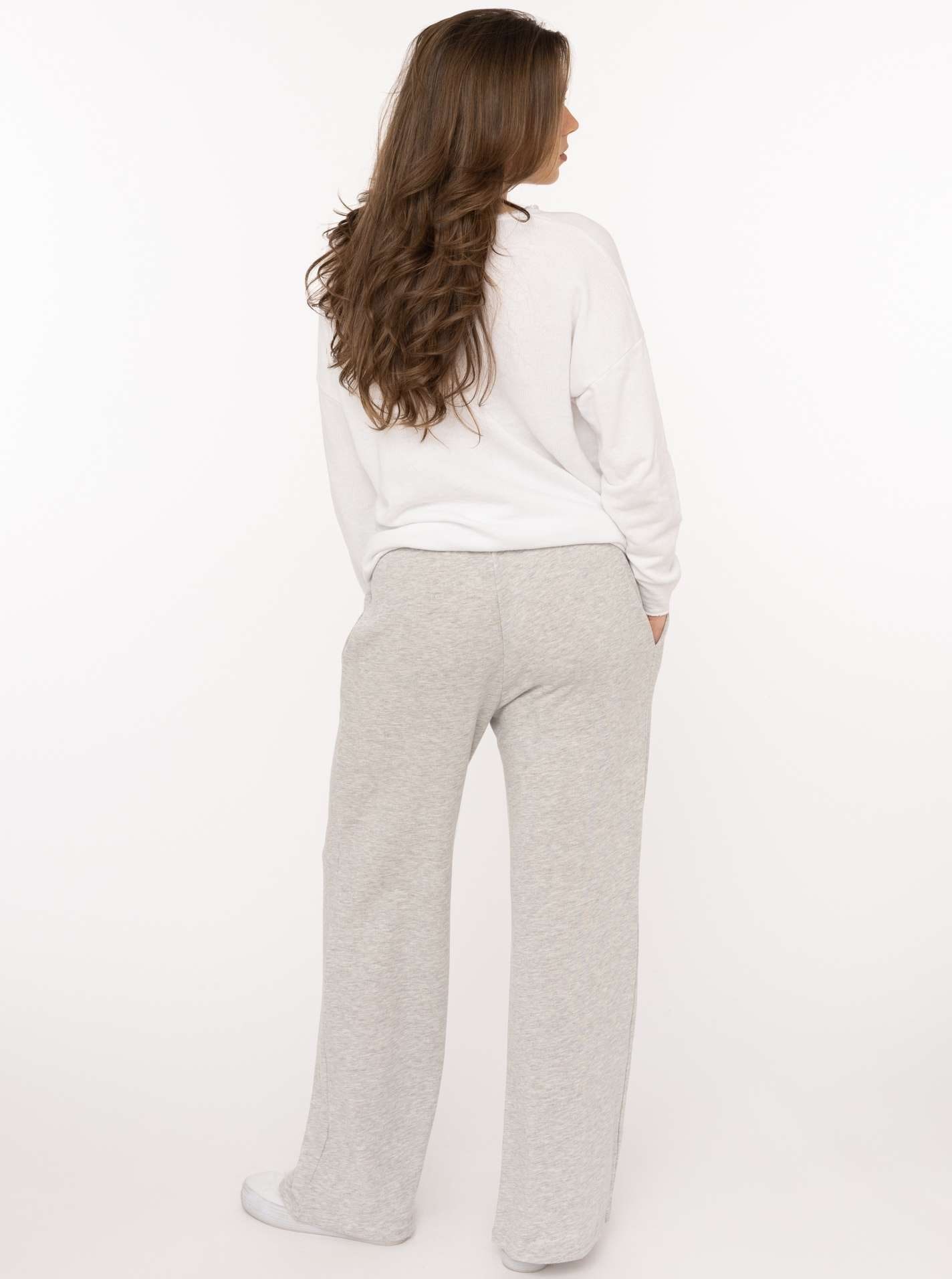 Zwillingsherz Pantalon sweat »"Feel Good Club"«  uni, petite broderie