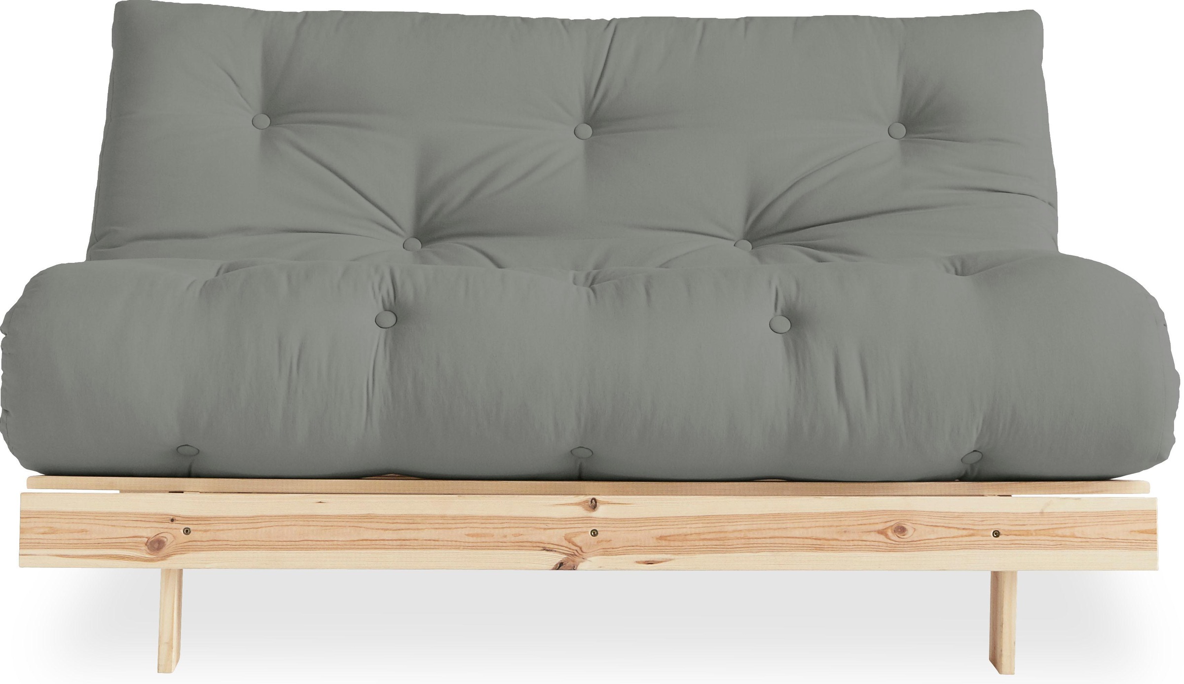 Karup Design Daybett "Roots Sofa Bed, Schlafsofa, Bettfunktion, FSC-Massivholz," Inkl. Futonmatratze, Made in Europe, langlebig, B: 140 oder 160 cm