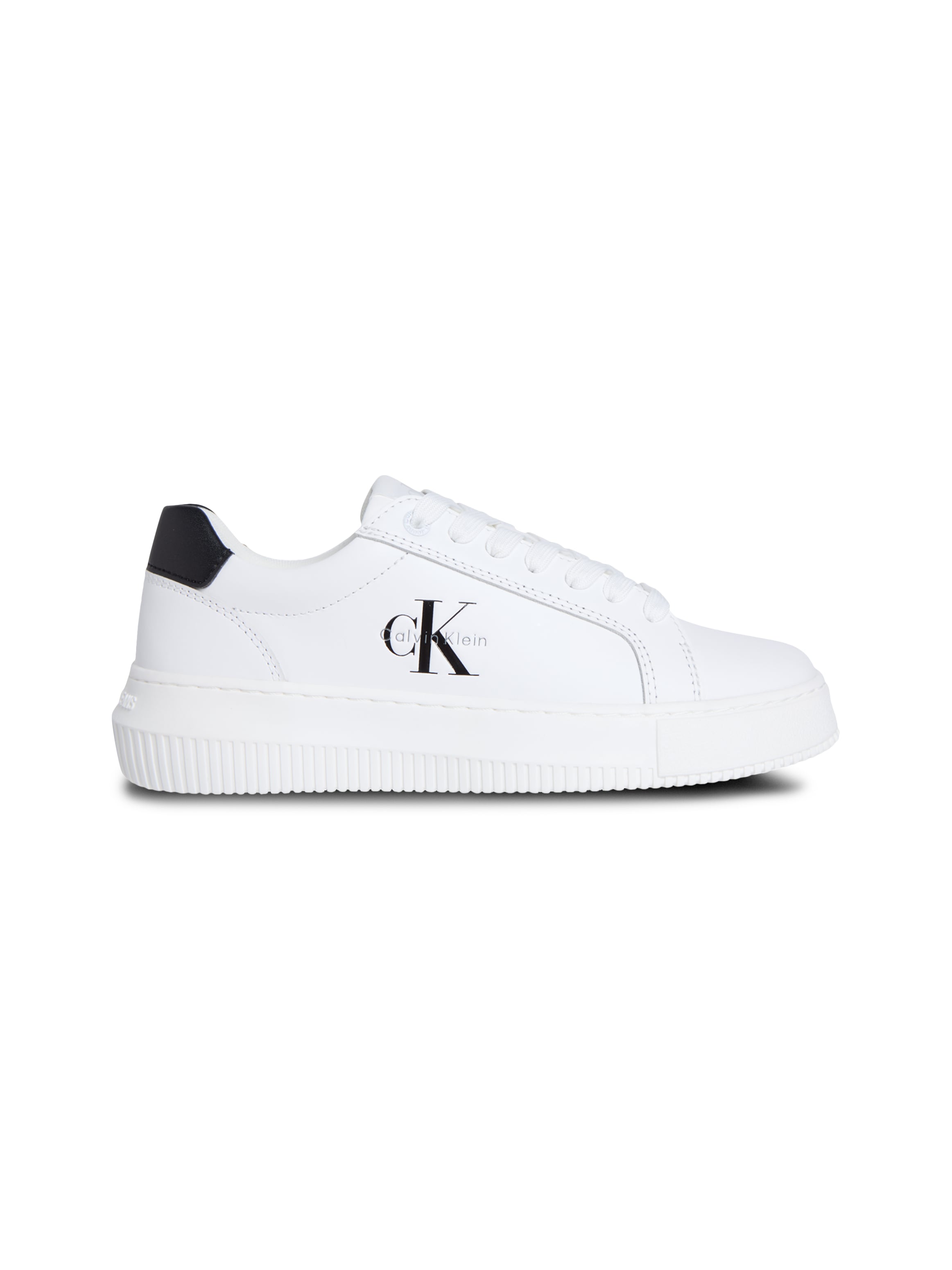 Calvin Klein Jeans Baskets à plateforme »CHUNKY CUPSOLE MONO LTH WN«  Schnürschuh, Halbschuh, Freizeitsneaker mit seitlichem CK-Logo