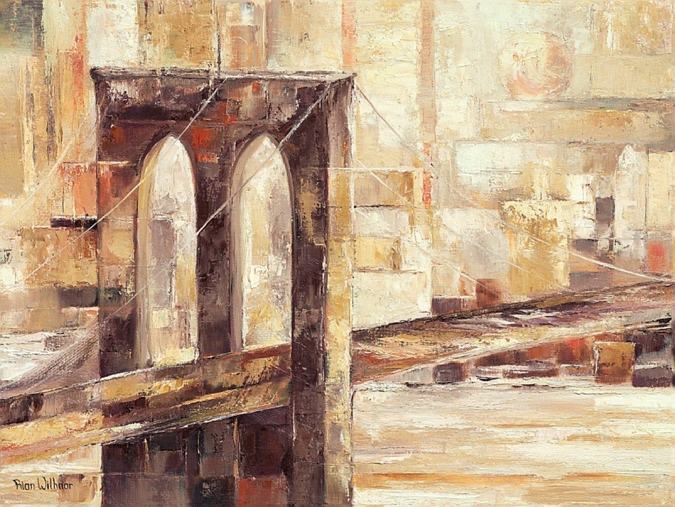 Image of Home affaire Kunstdruck »Brooklyn Bridge« bei Ackermann Versand Schweiz