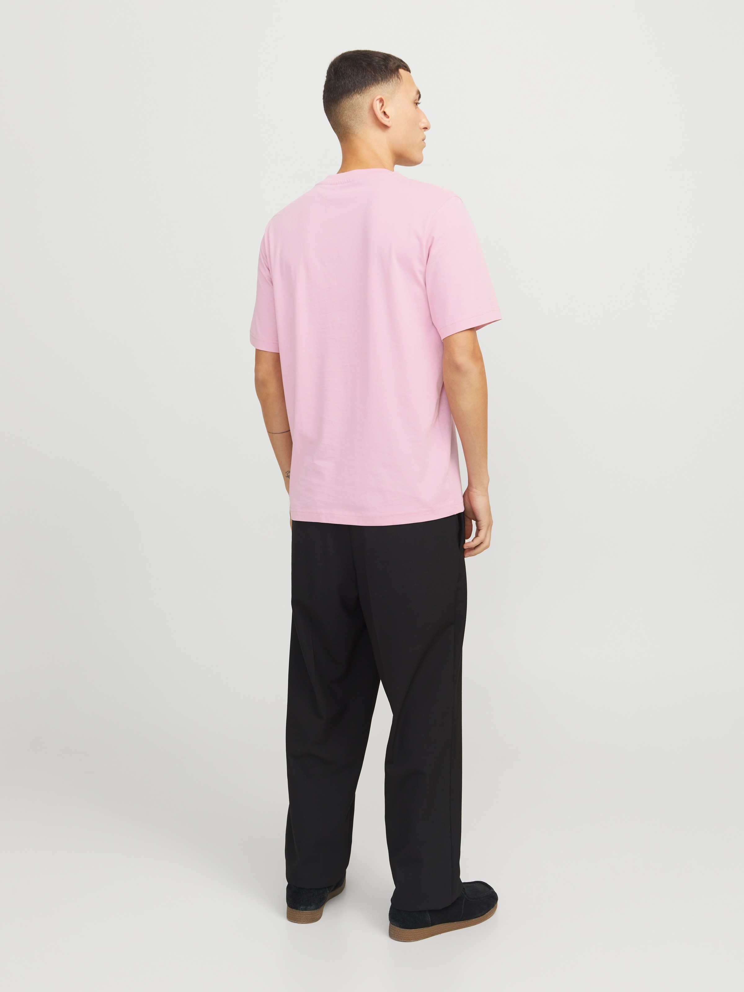 Jack & Jones Rundhalsshirt »JPRBLUARCHIE TEE CREW NECK« mit Logo Print