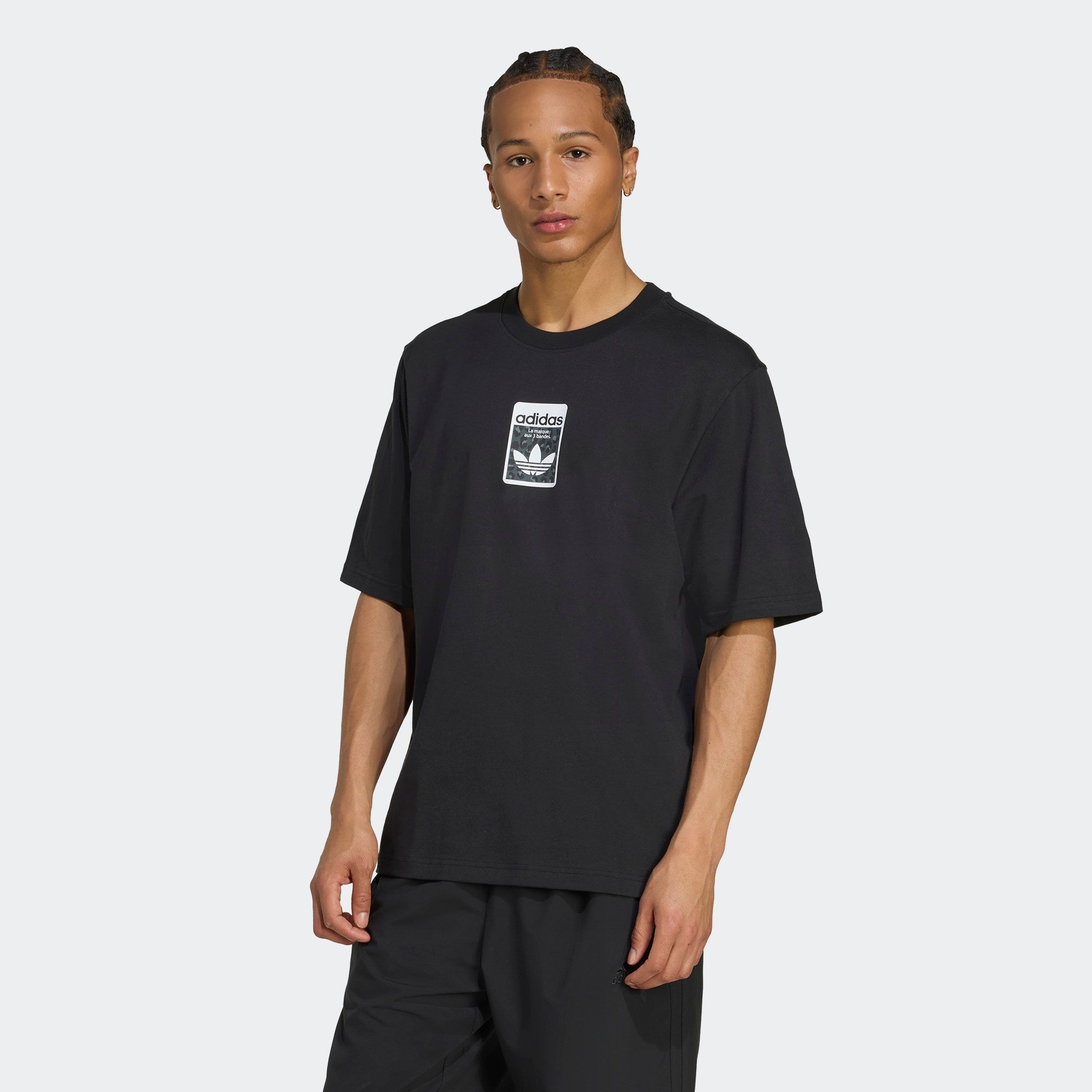 Image of adidas Originals T-Shirt "LEO OVERSIZE" Print T-Shirt, für Laufen und Freizeit