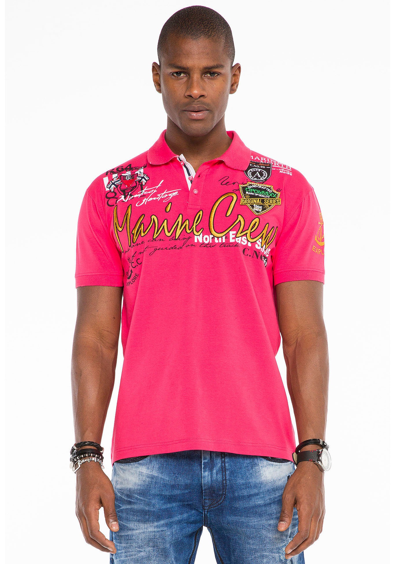 Image of Cipo & Baxx Poloshirt »Crew Polo« bei Ackermann Versand Schweiz