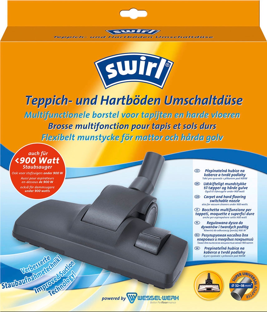 Swirl Bodendüse »Swirl® Teppich- und Hartboden Umschaltdüse«, (Packung, 2 tlg.)