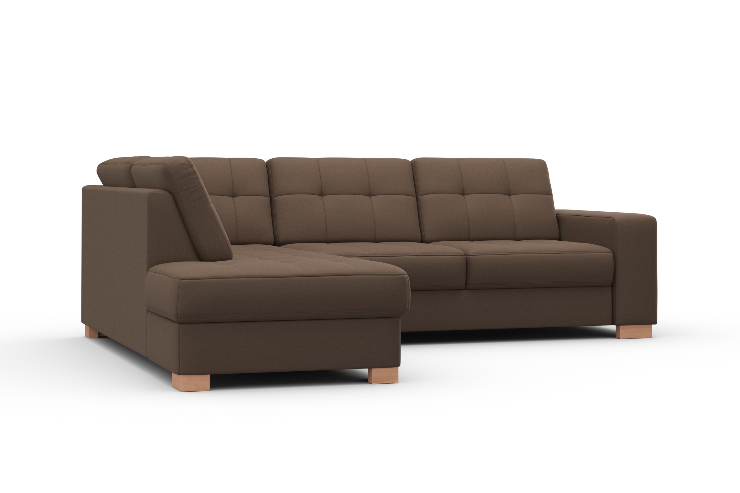 sit&more Ecksofa »Quincy L-Form«, wahlweise mit Bettfunktion und Bettkasten