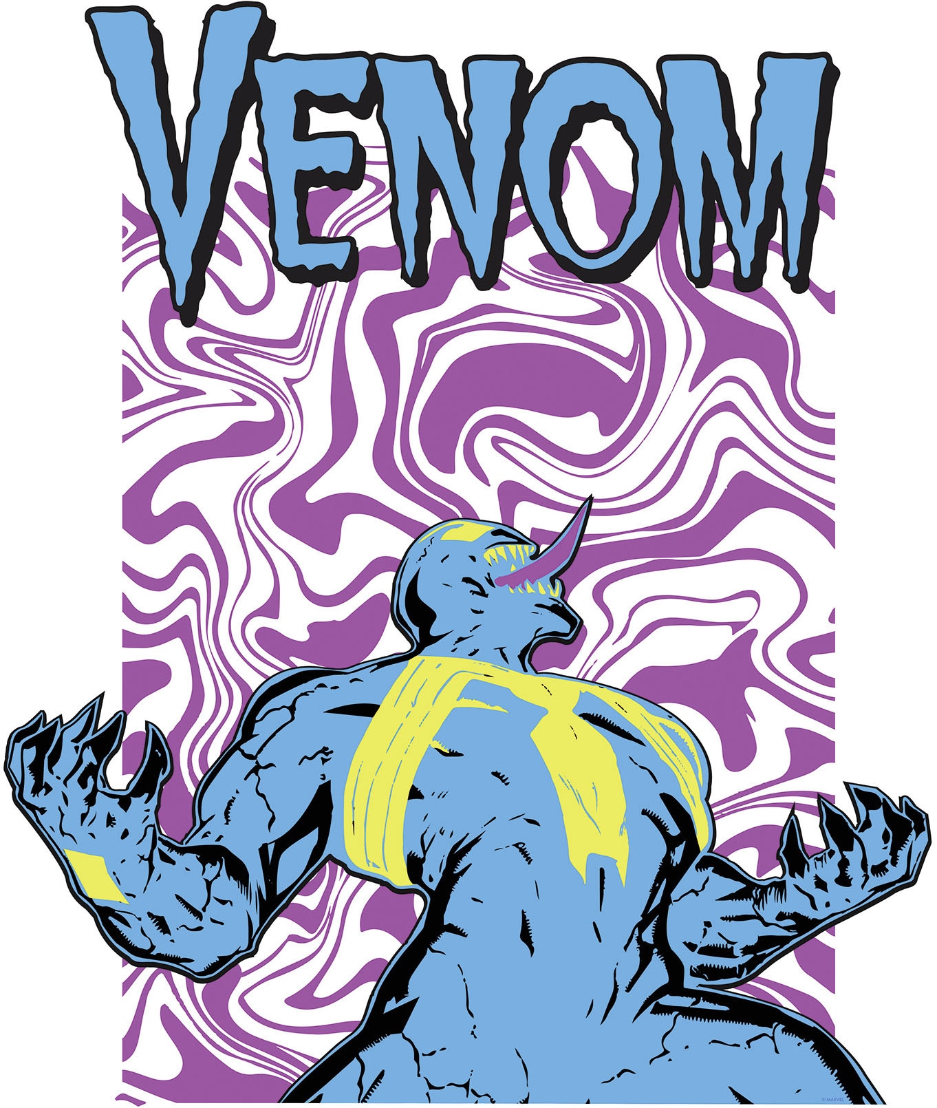 Komar Wandbild »Marvel Venom Colourful Scream« Disney Set, 1 Stk. tlg. 50 x 70 cm (Breite x Höhe) - Kinderzimmer, Dekoration