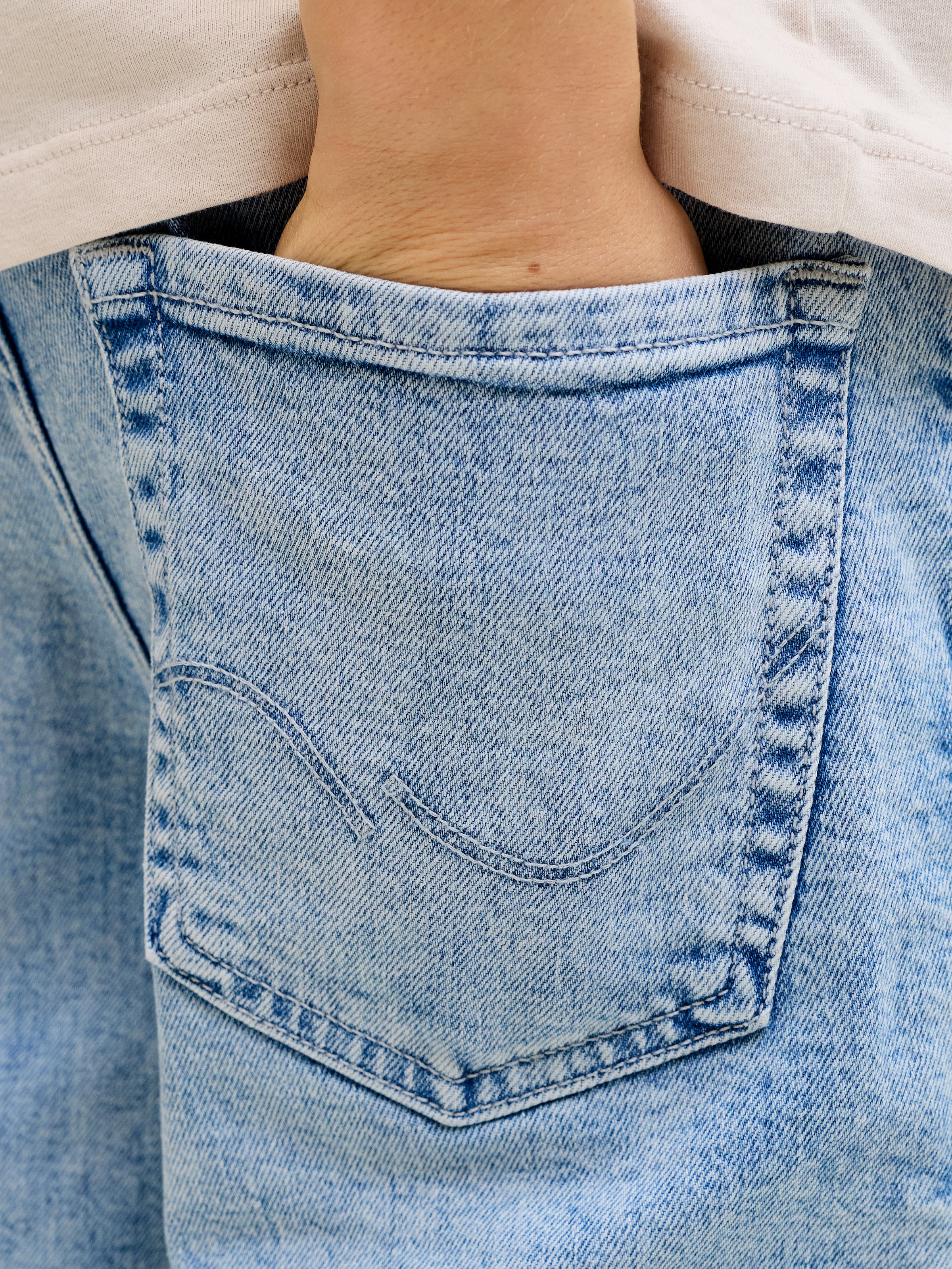 Jack & Jones Junior Short »JJIRICK bequem mit mittlerer Taille für Jungen«  unifarben, modisch, regular fit, Web,