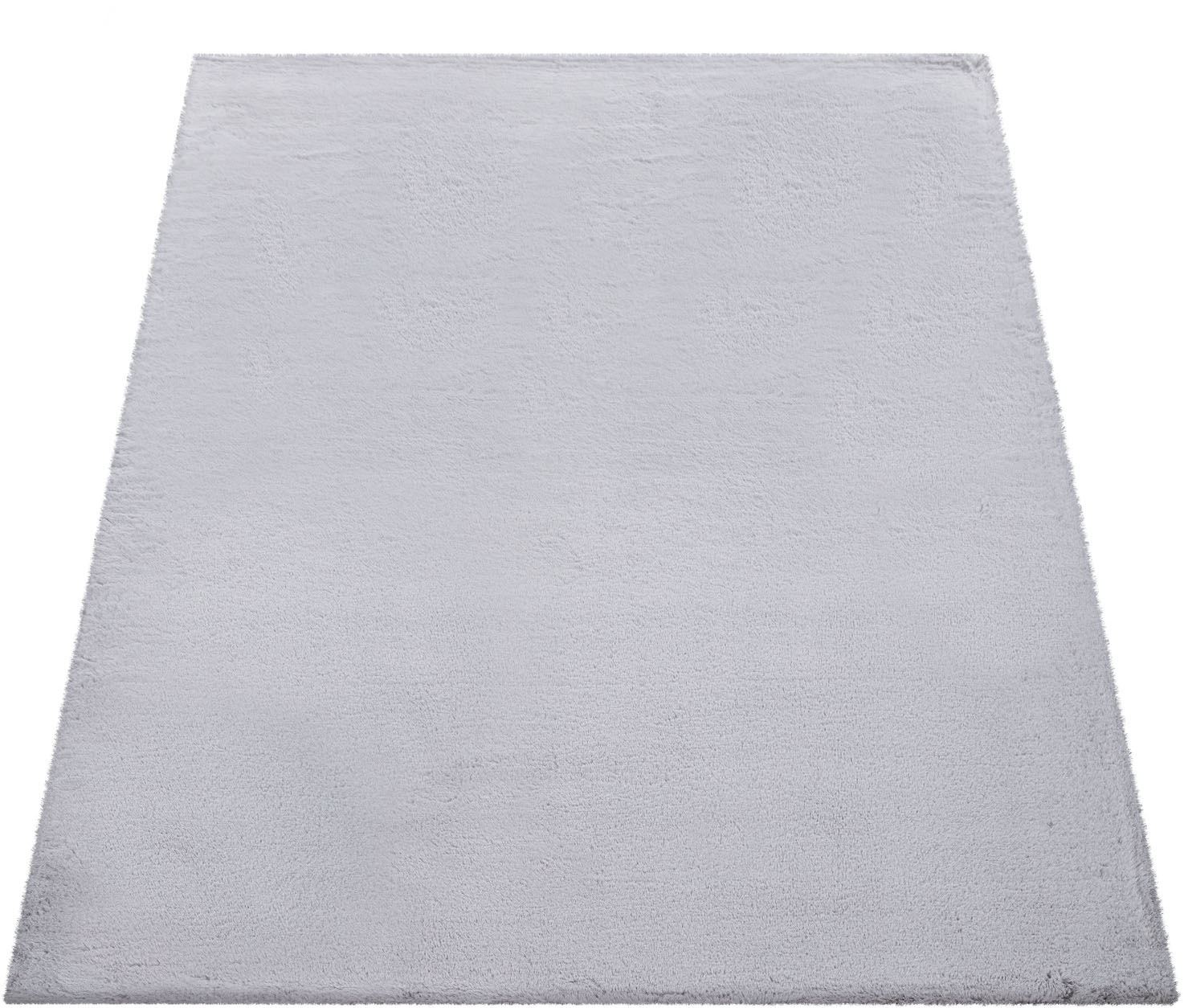 Image of Paco Home Fellteppich »Rabbit 780«, rechteckig, 25 mm Höhe, Kunstfell, Kaninchenfell-Haptik, seidenweich - ein echter Kuschelteppich, Uni-Farben, ideal im Wohnzimmer & Schlafzimmer bei Ackermann Versand Schweiz