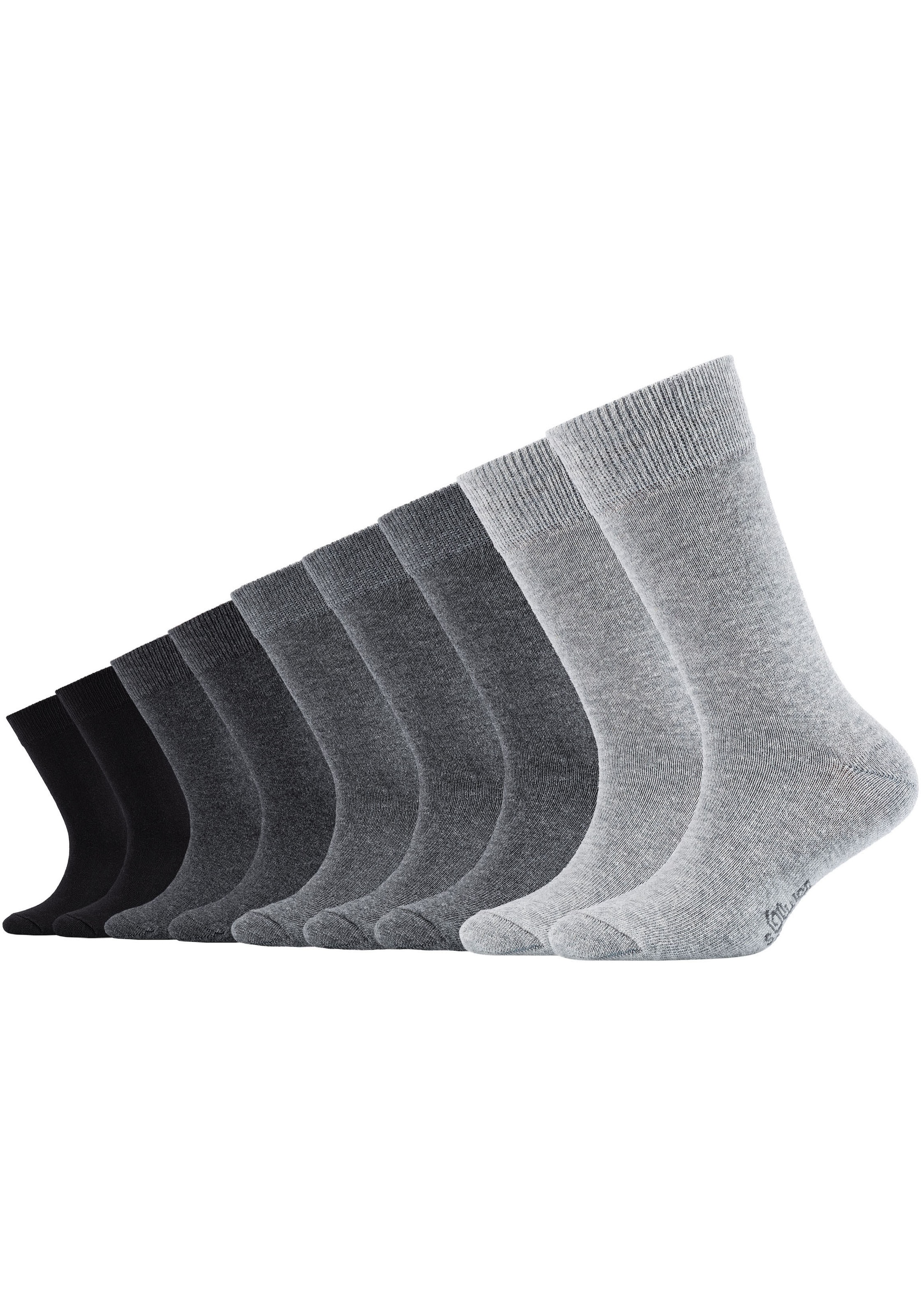 Image of s.Oliver Socken "essentials" 9 Paar, 9 Stk. tlg. mit weichem Bund