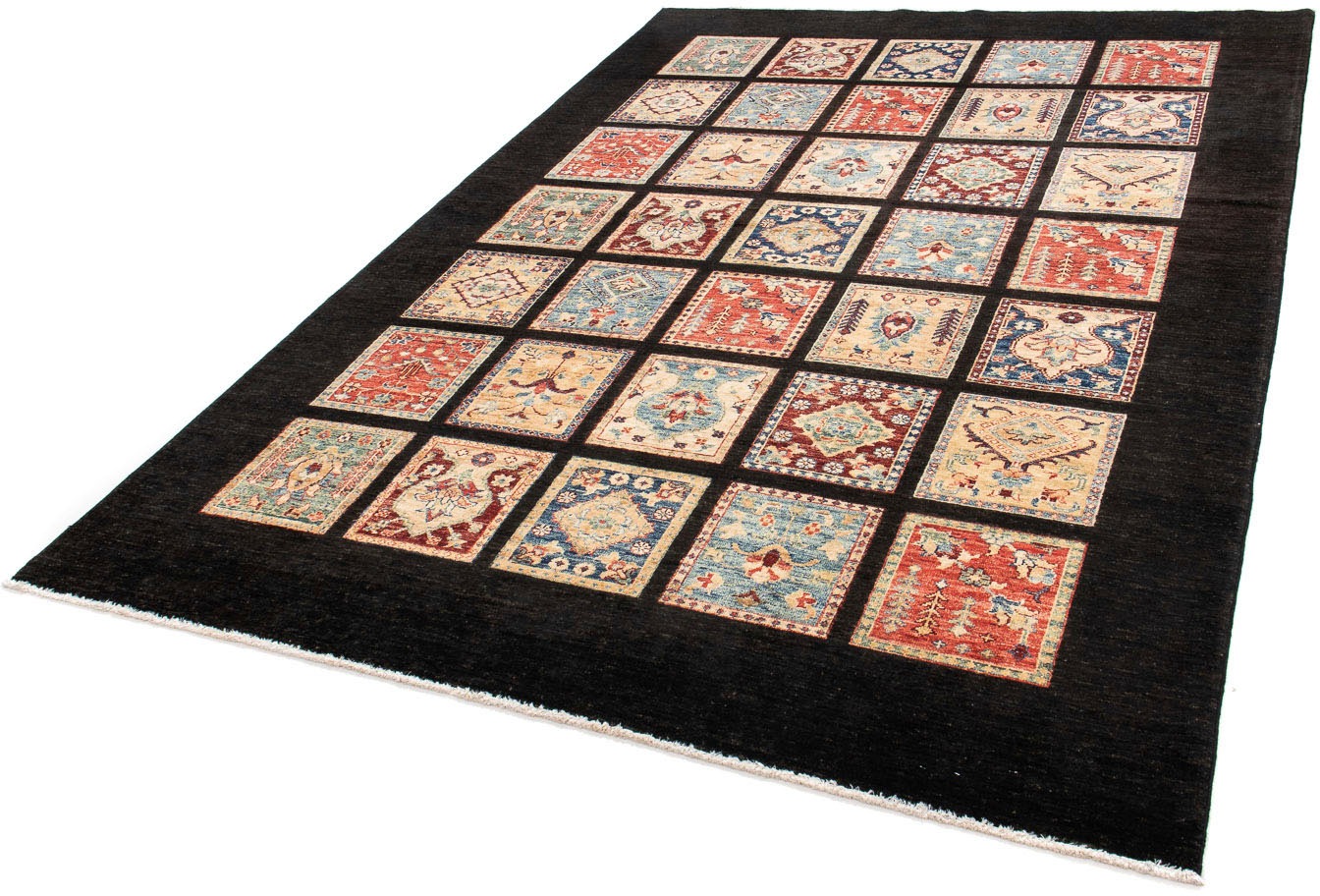 Image of morgenland Orientteppich »Ziegler - 240 x 170 cm - dunkelblau«, rechteckig, 6 mm Höhe, Wohnzimmer, Handgeknüpft, Einzelstück mit Zertifikat bei Ackermann Versand Schweiz