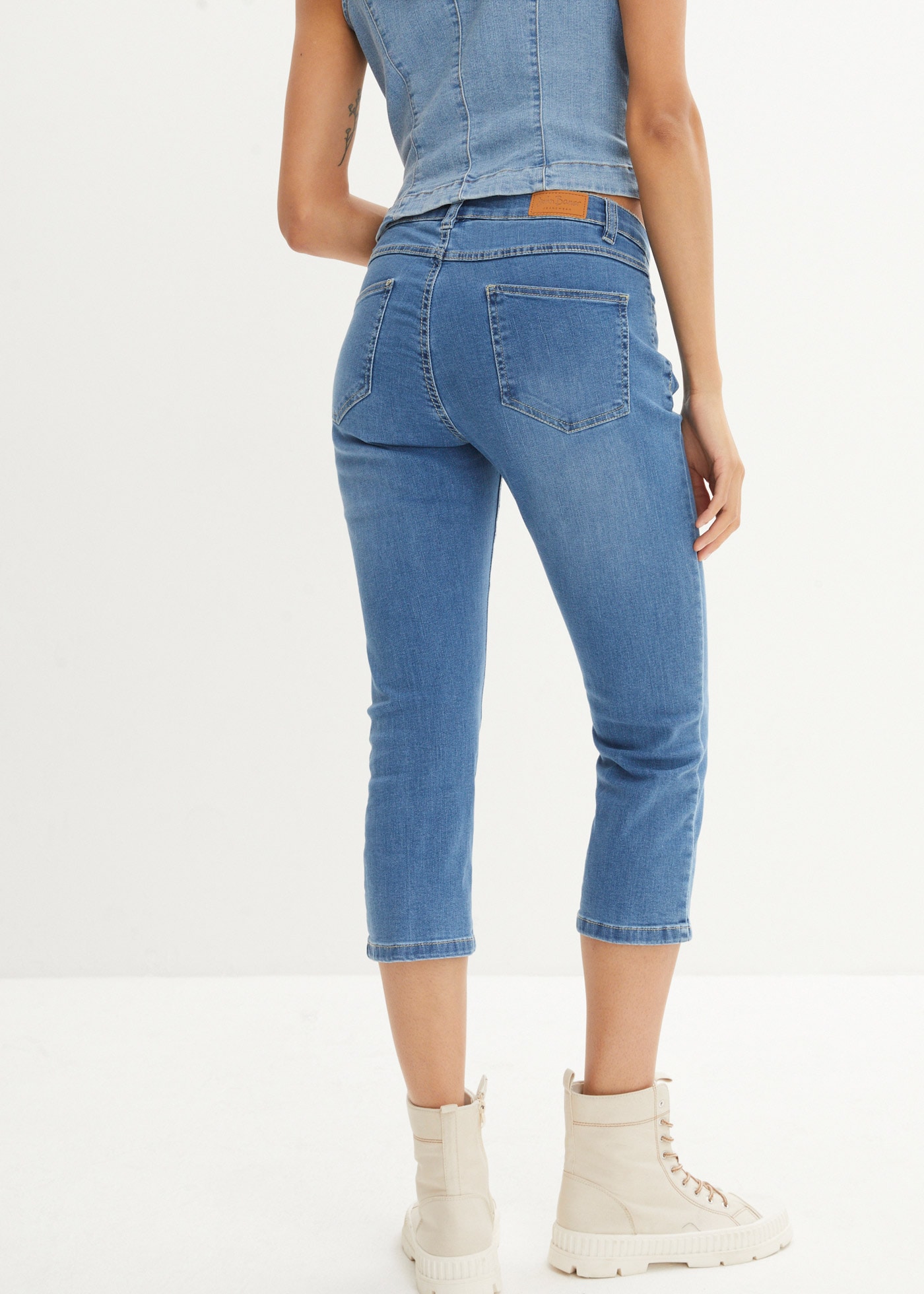 Image of bonprix 7/8-Jeans Slim fit Passform, schmale Beinform, 7/8-Länge