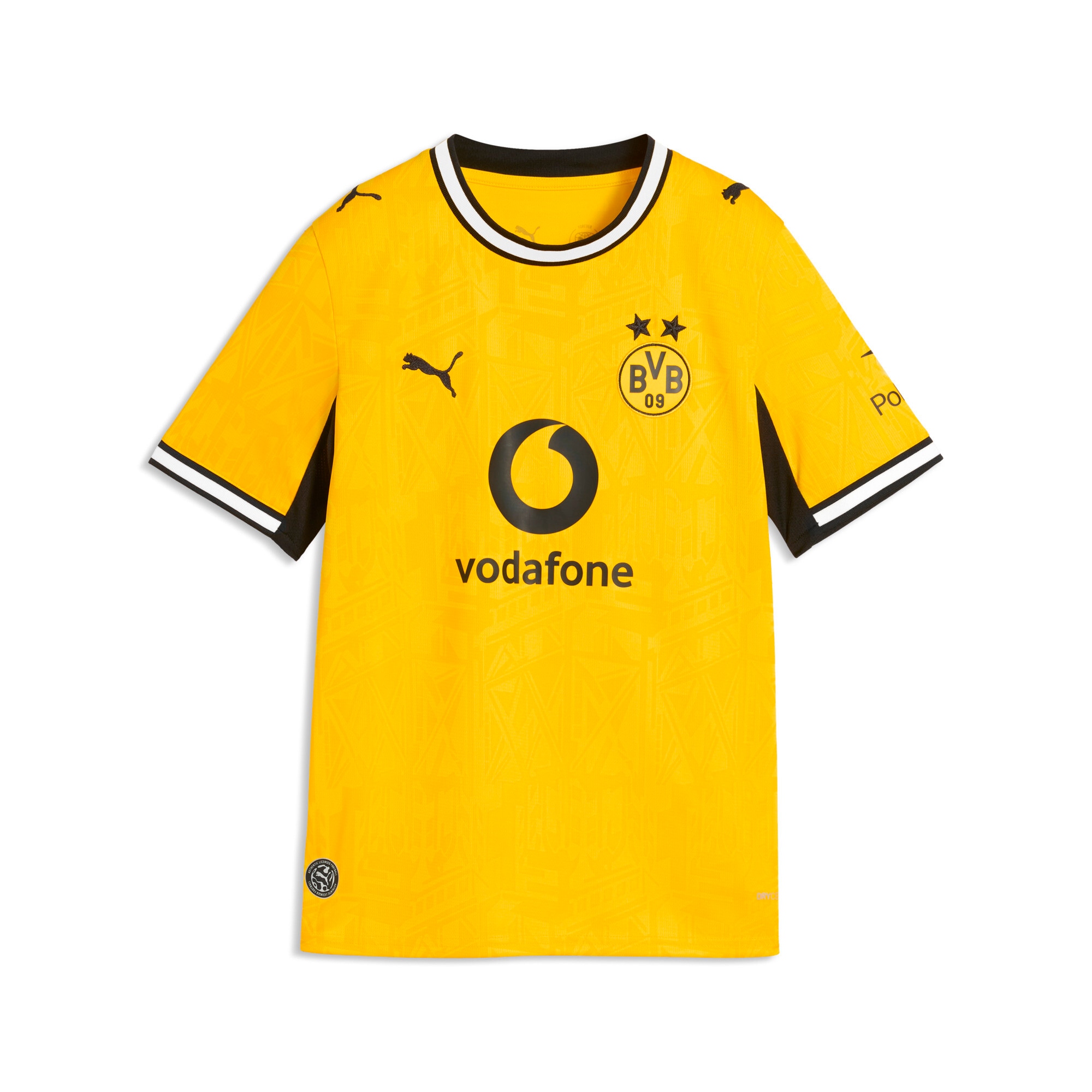 PUMA Fussballtrikot »BVB HOME JERSEY REPLICA JR« für Jugendliche, mit Print-Applikationen, atmungsaktiv